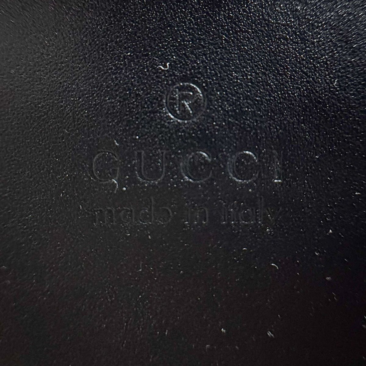 Gucci Black Leather Handbag Shoulder Bag (Pre-Owned)