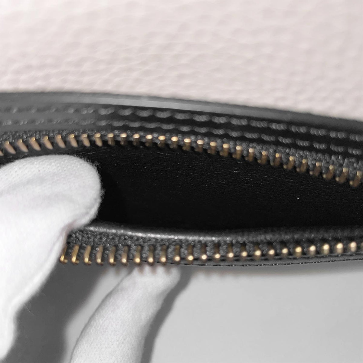 Celine Beige Black Green Leather Suede Handbag (Pre-Owned)