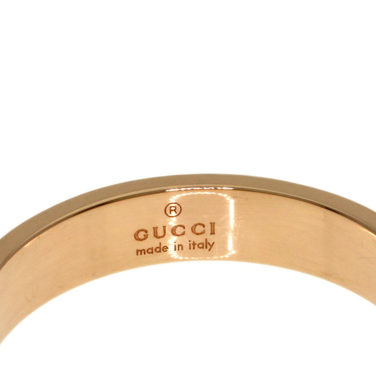 Gucci Icon Pink Gold (18K) Band Ring (Pre-Owned)