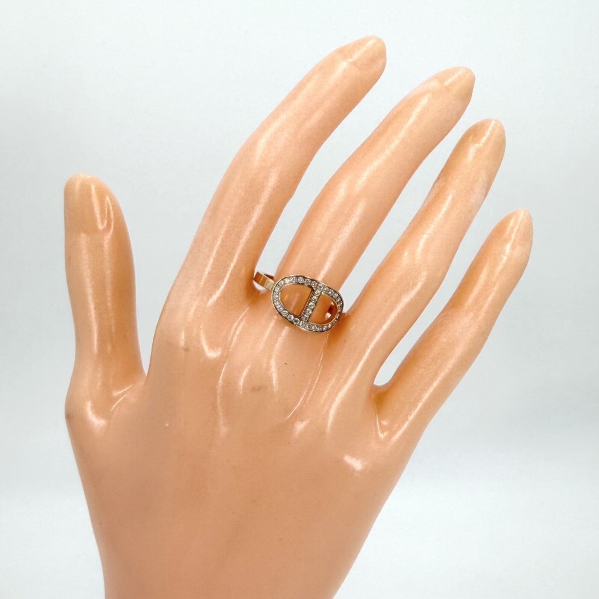 Hermes Pink Gold (18K) Band Ring (Pre-Owned)
