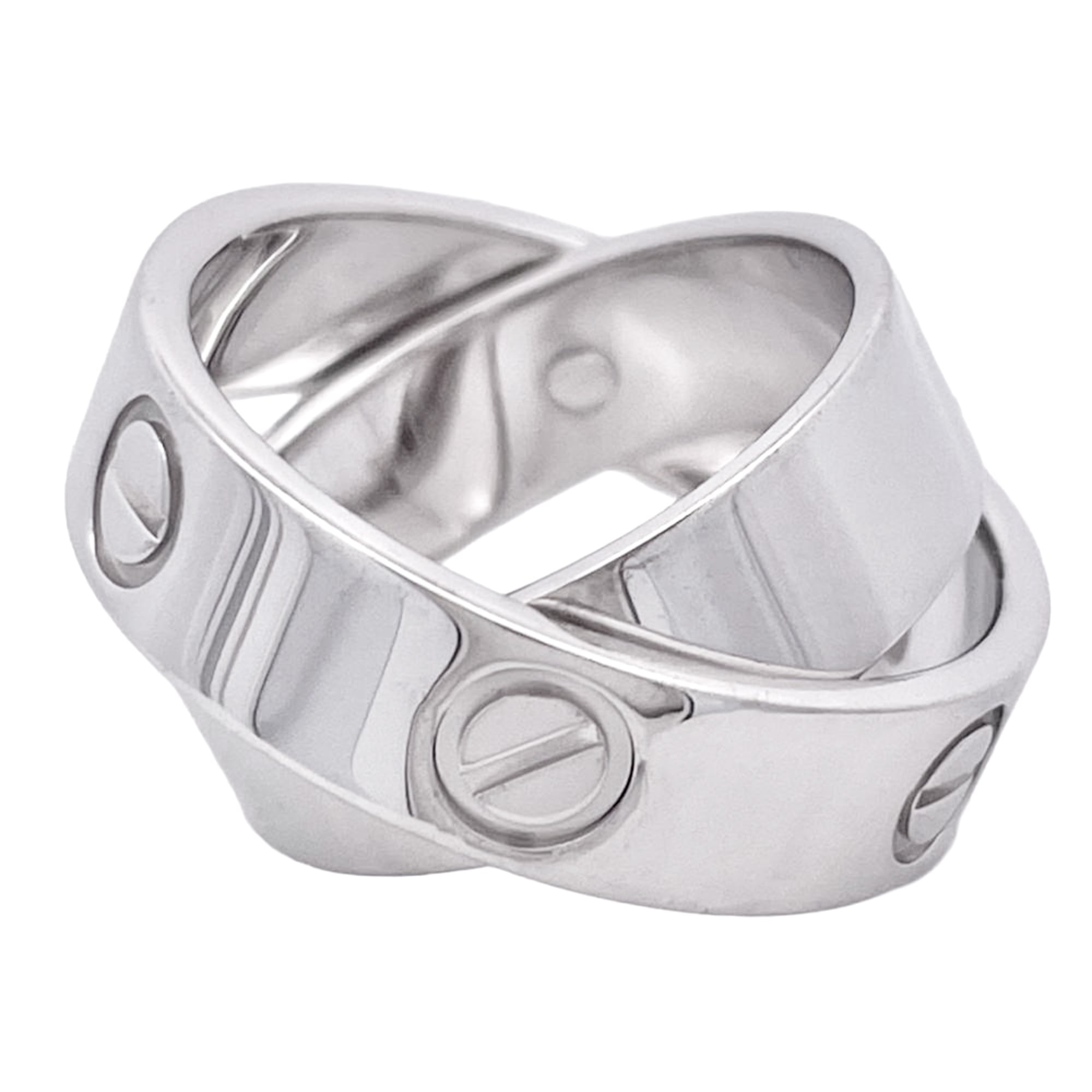 Cartier Love White Gold (18K) Band Ring (Pre-Owned)