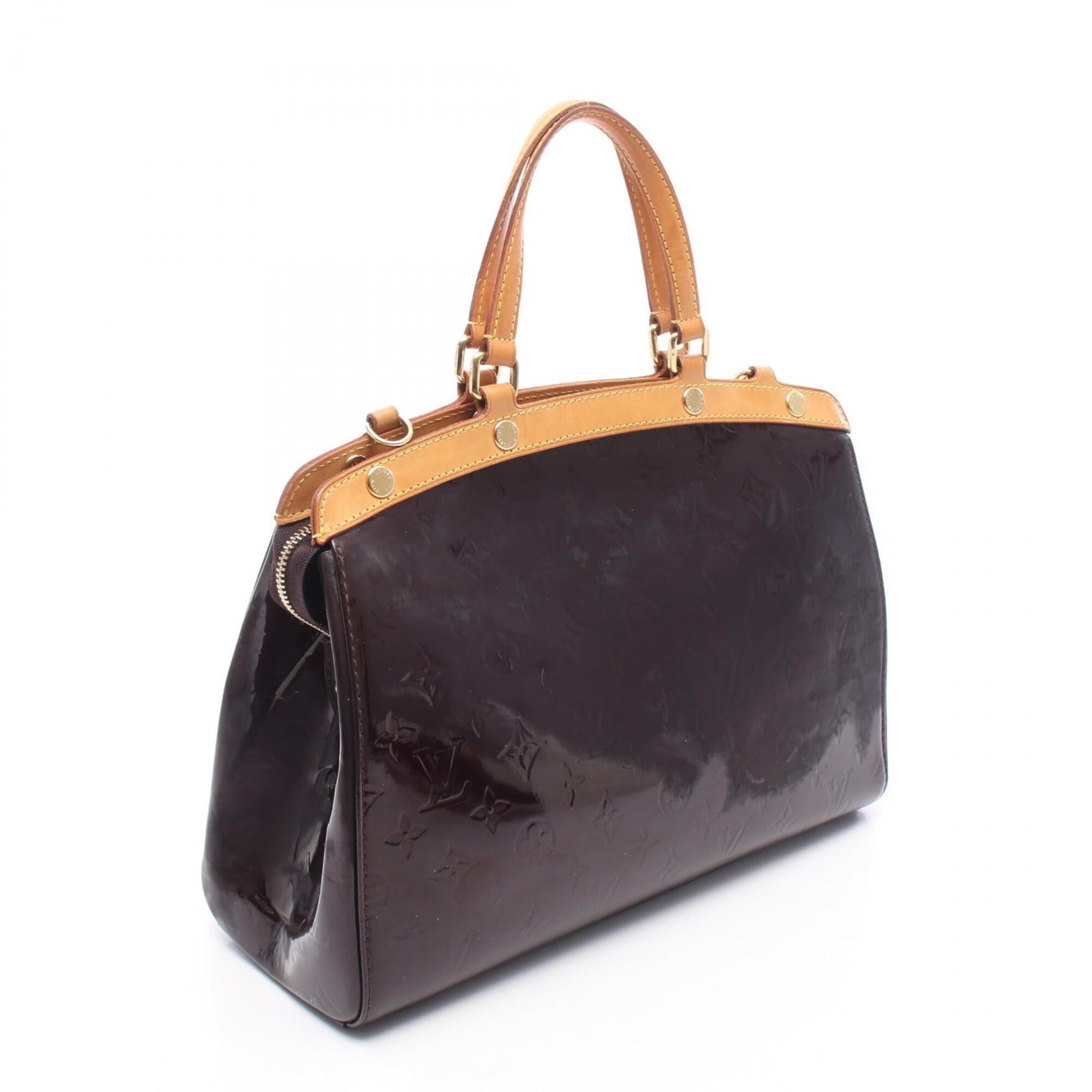 Louis Vuitton Purple Leather Handbag (Pre-Owned)