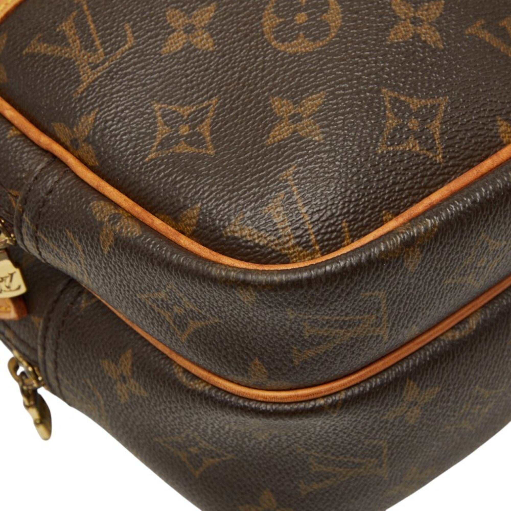 Louis Vuitton Brown Pvc Leather Shoulder Bag (Pre-Owned)