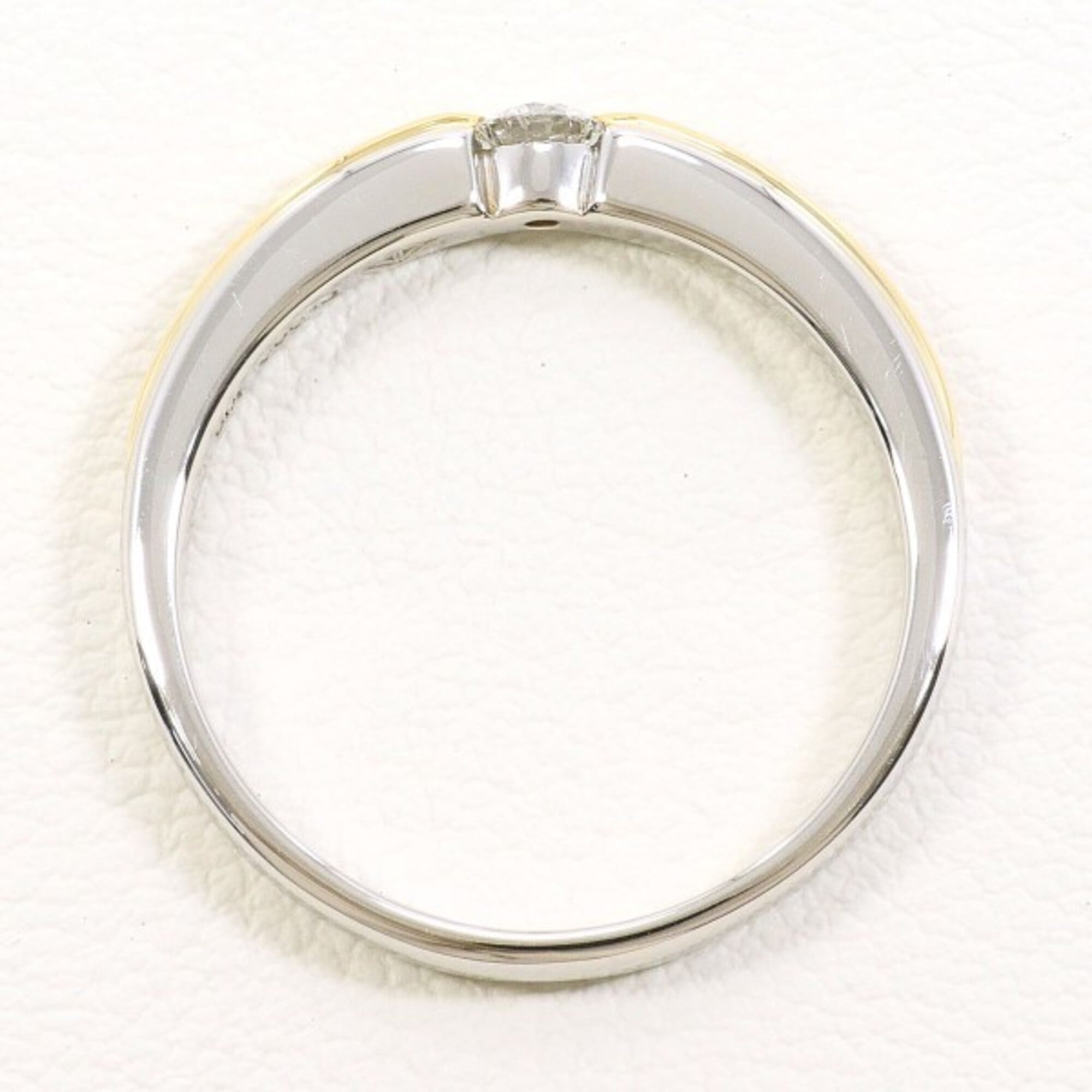 Unbranded Platinum Yellow Gold Yellow Gold (18K) Platinum 900 Band Ring (Pre-Owned)