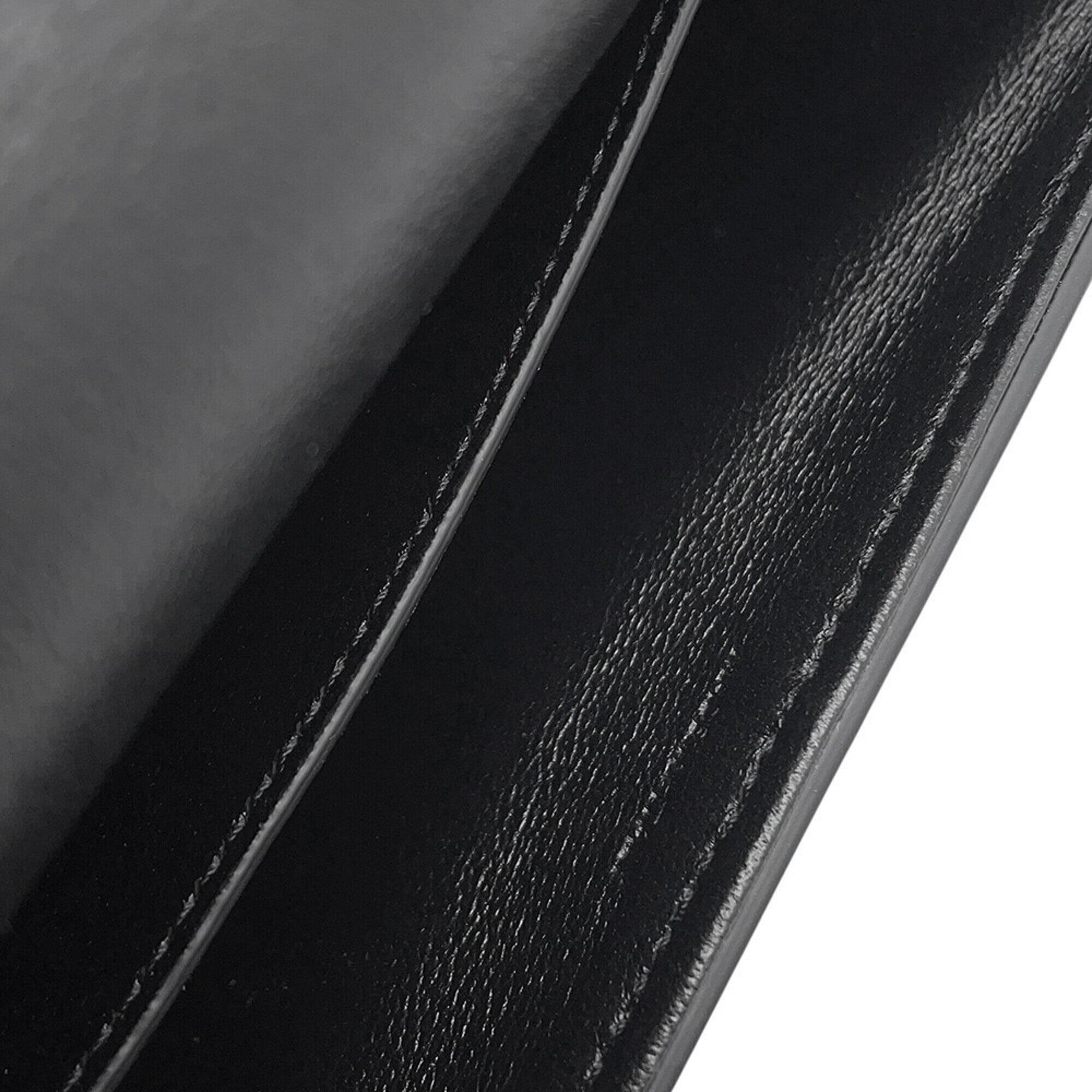 Celine Black Leather Handbag Shoulder Bag (Pre-Owned)