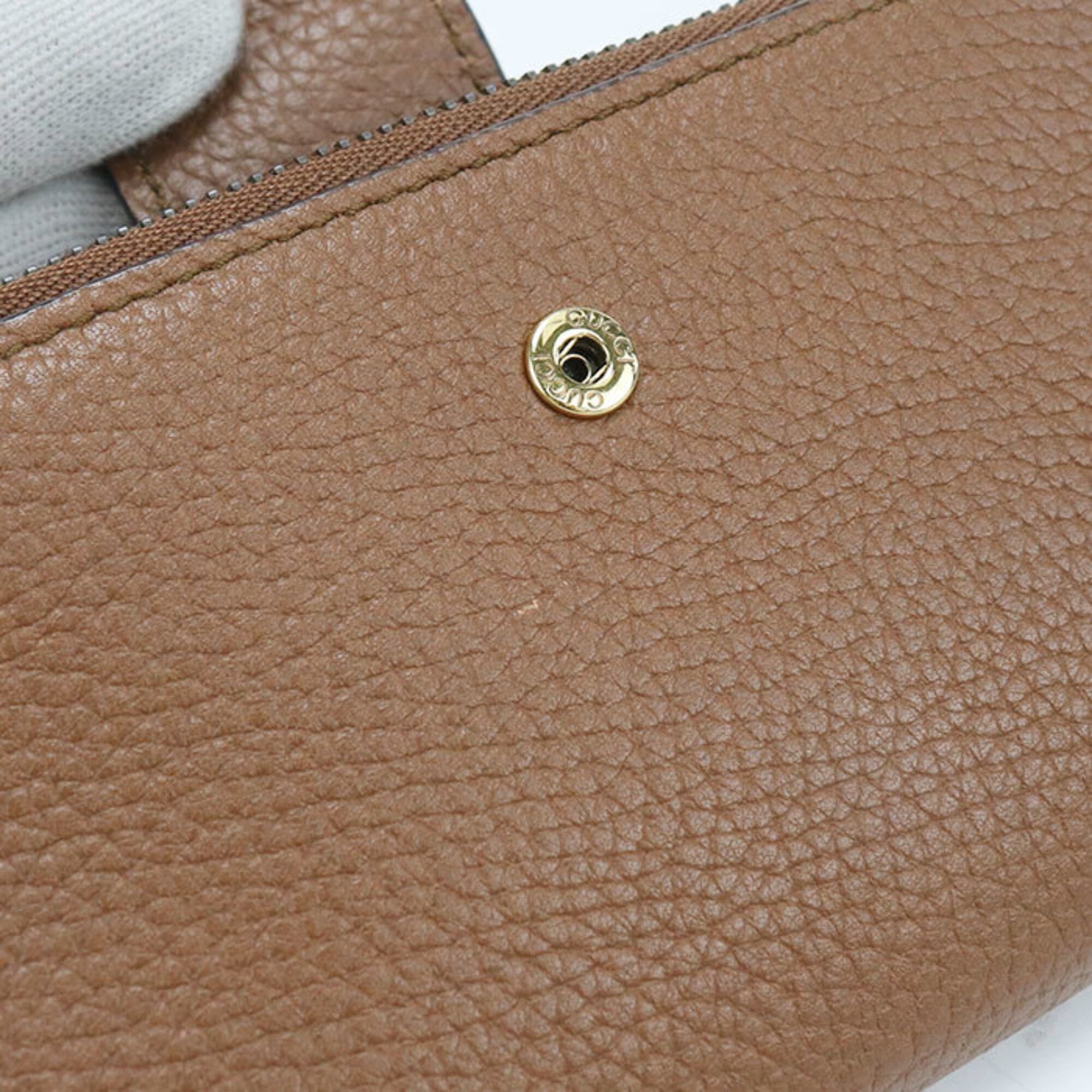 Gucci Brown Leather Wallet (Bi-Fold) (Pre-Owned)