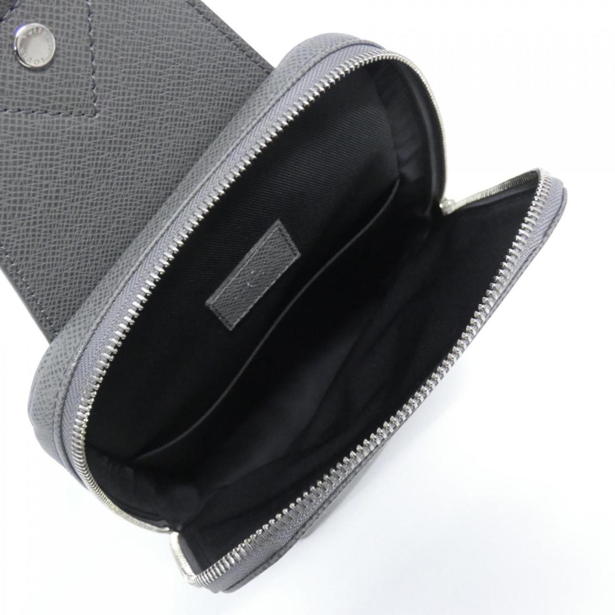 Louis Vuitton Gris Leather Shoulder Bag (Pre-Owned)