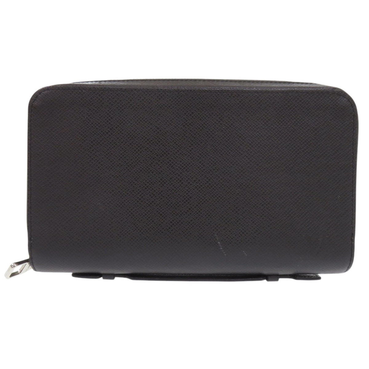 Louis Vuitton Ardoise Black Taiga Leather Long Wallet (Bi-Fold) (Pre-Owned)