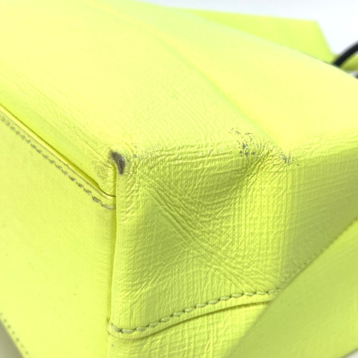 Balenciaga Yellow Leather Tote Bag (Pre-Owned)