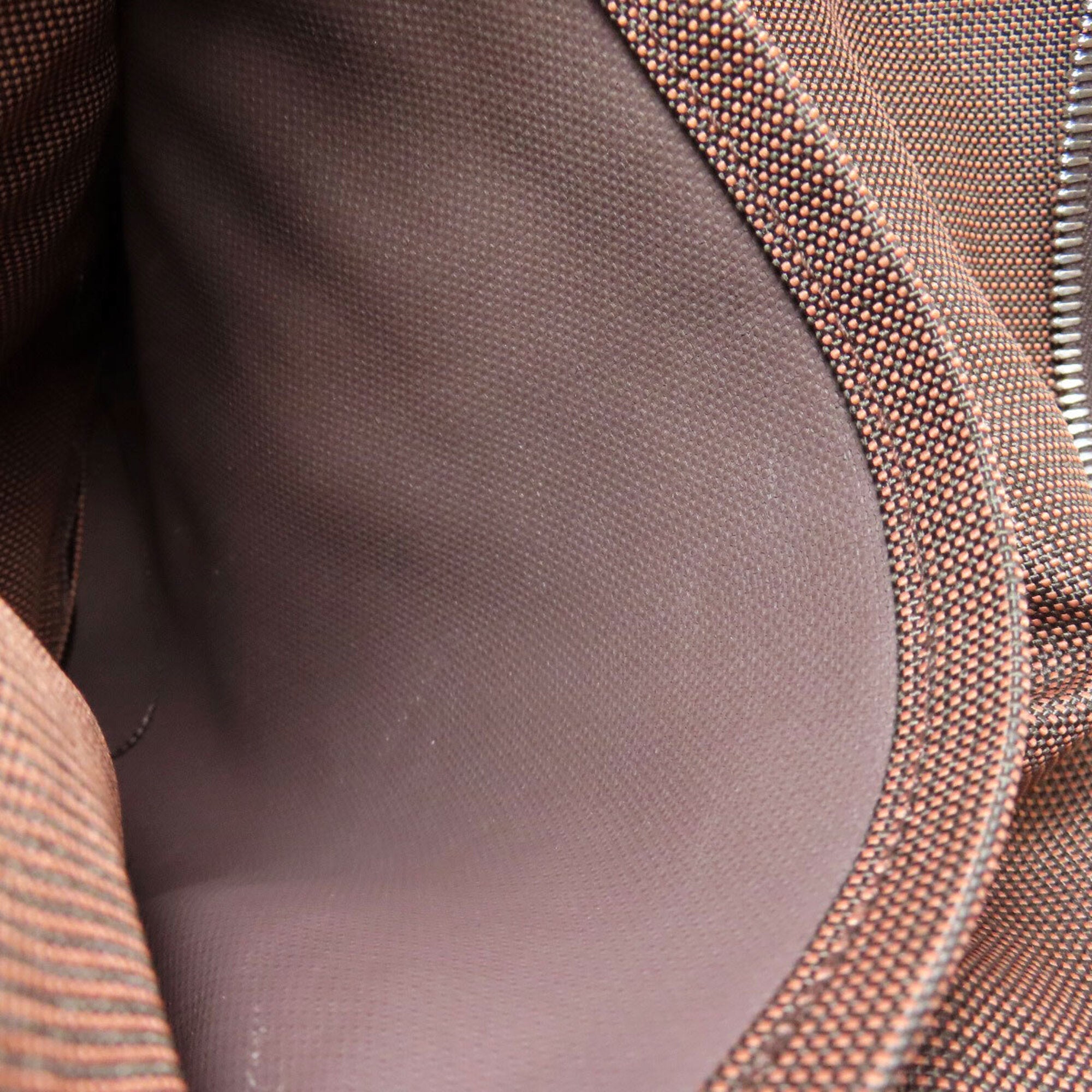 Hermes Brown Canvas Backpack (Pre-Owned)