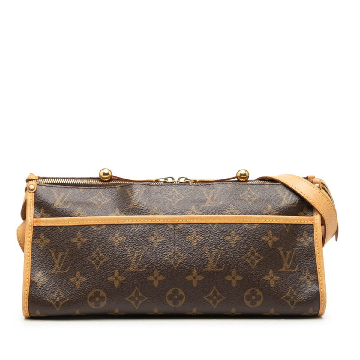 Louis Vuitton Brown Pvc Leather Shoulder Bag (Pre-Owned)