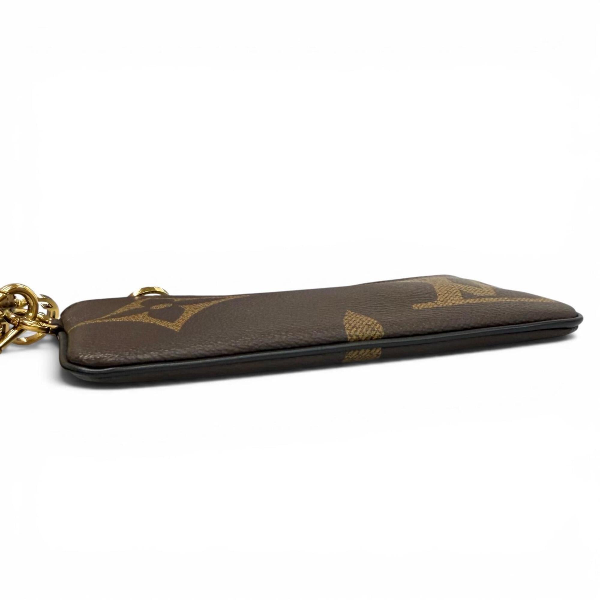 Louis Vuitton Brown Leather Pochette (Pre-Owned)
