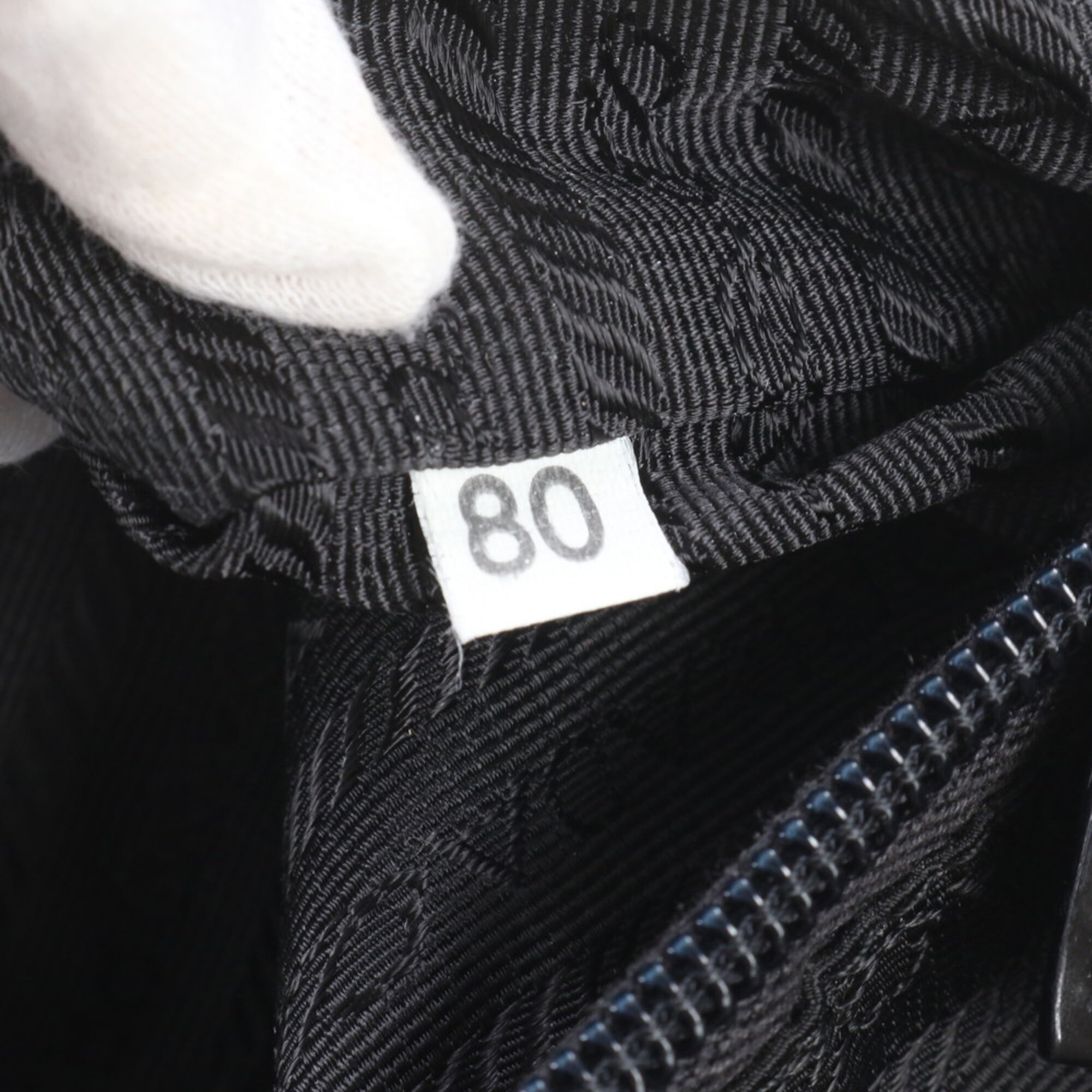 Prada Black Leather Nylon Backpack (Pre-Owned)