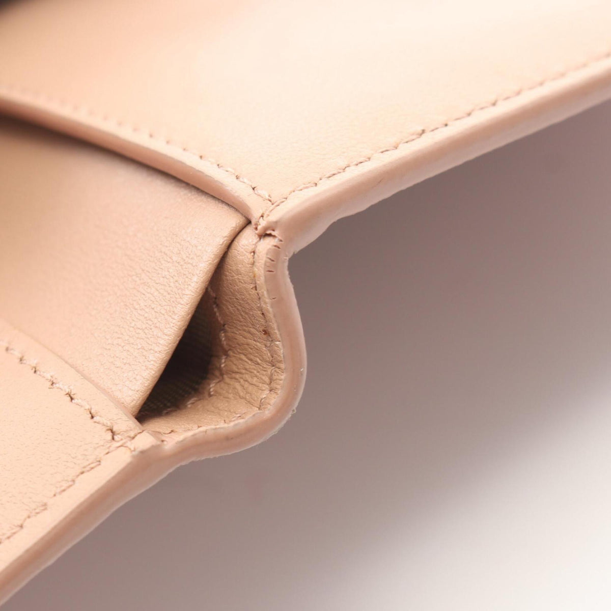 Christian Dior Pink Leather Wallet (Tri-Fold) (Pre-Owned)