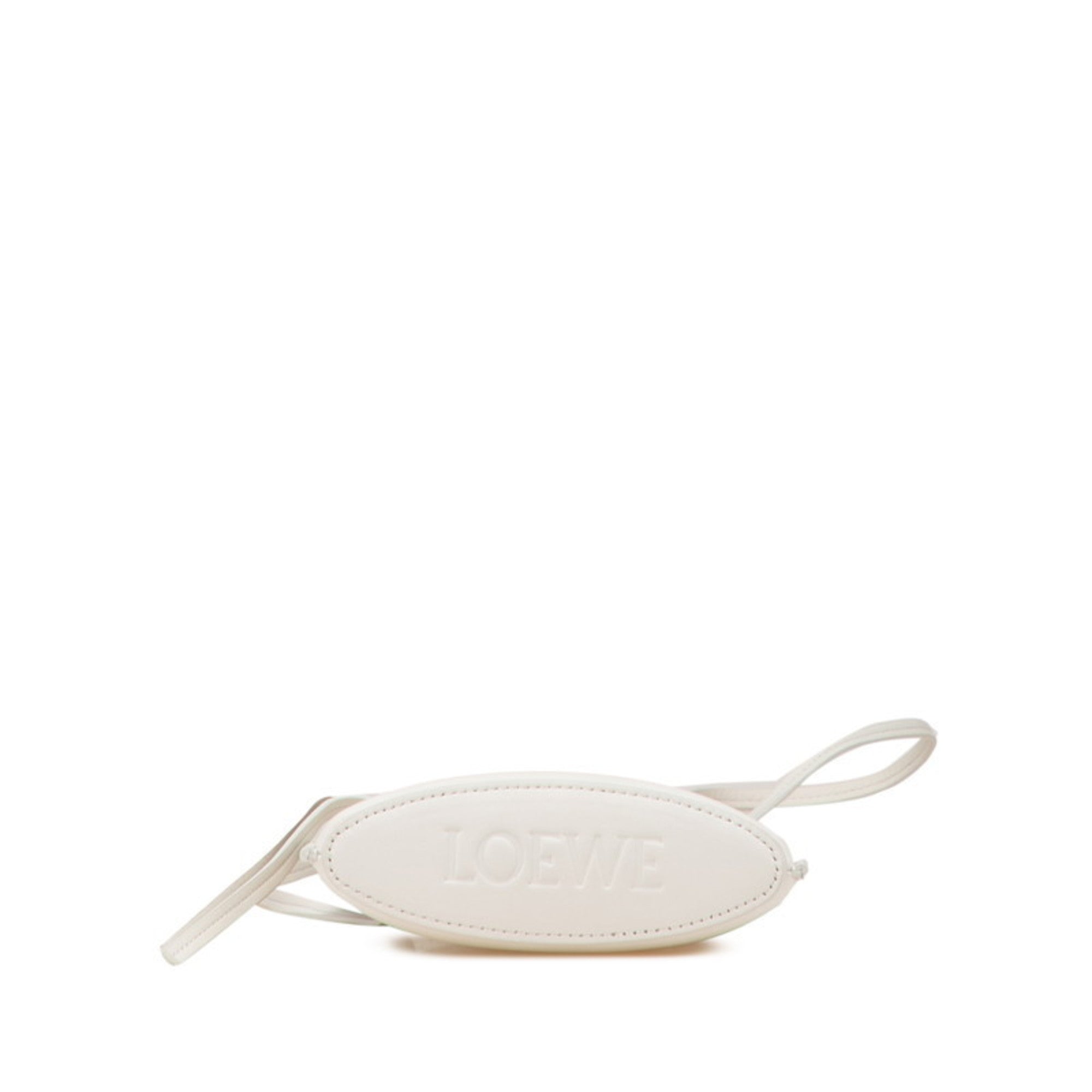 Loewe Off-White Leather Shoulder Bag (Pre-Owned)