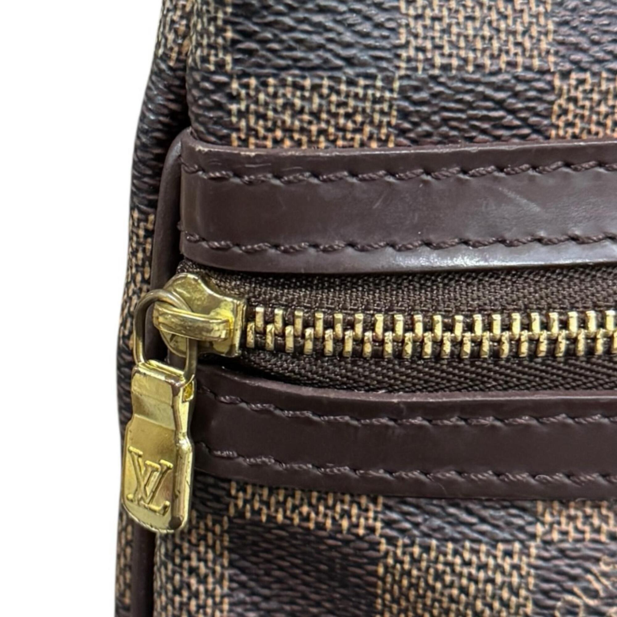 Louis Vuitton Damier Brown Damier Canvas Damier Canvas Shoulder Bag (Pre-Owned)