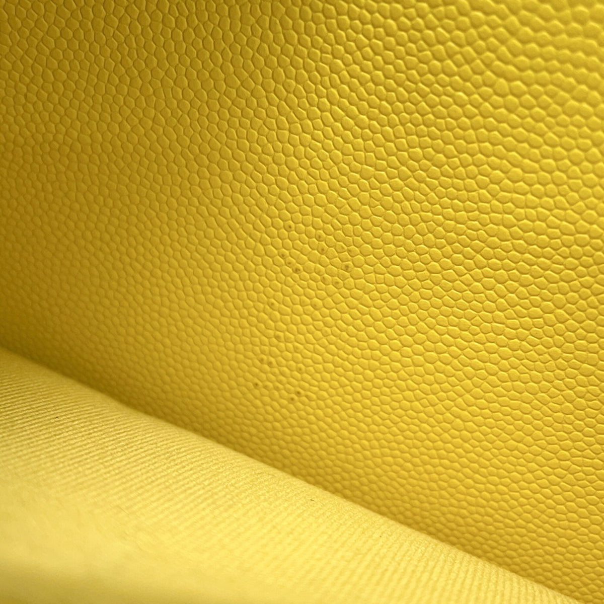 Chanel Yellow Grained Calfskin Chain/Shoulder Wallet (Pre-Owned)