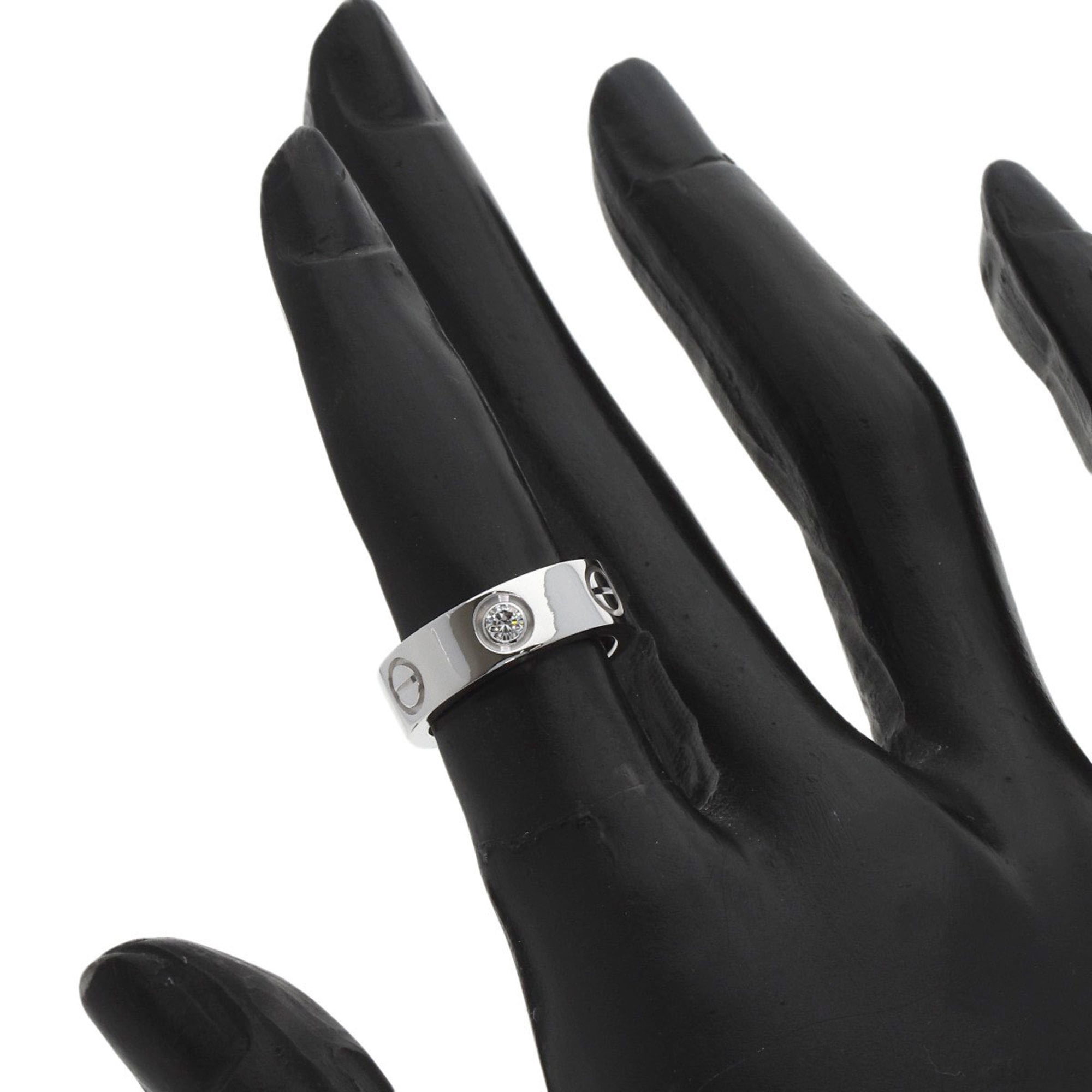 Cartier Love White Gold (18K) Band Ring (Pre-Owned)