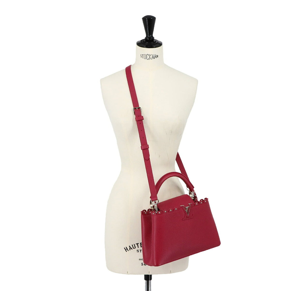 Louis Vuitton Wine Leather Handbag (Pre-Owned)