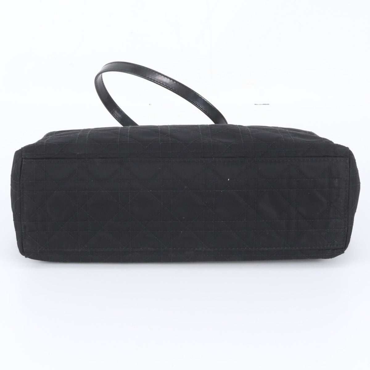 Christian Dior Black Leather Nylon Shoulder Bag (Pre-Owned)
