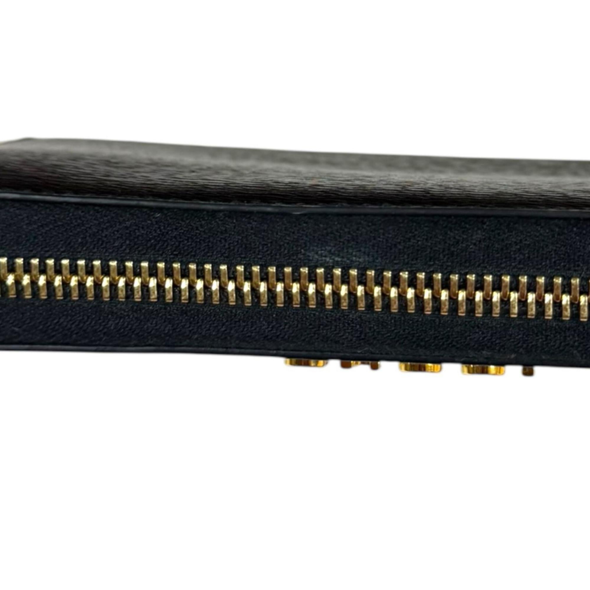 Gucci Black Leather Long Wallet (Bi-Fold) (Pre-Owned)