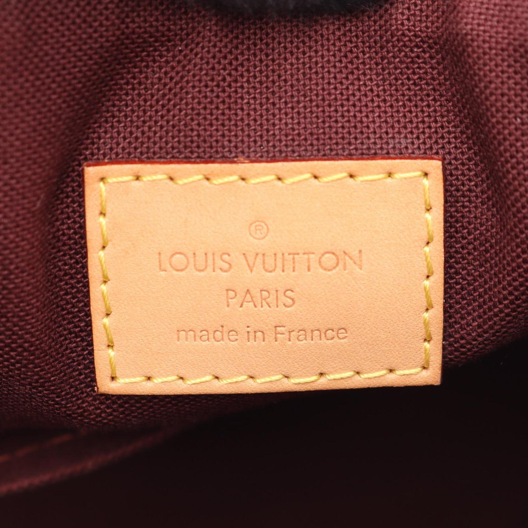 Louis Vuitton Brown Coated Canvas Pvc Monogram Leather Handbag (Pre-Owned)