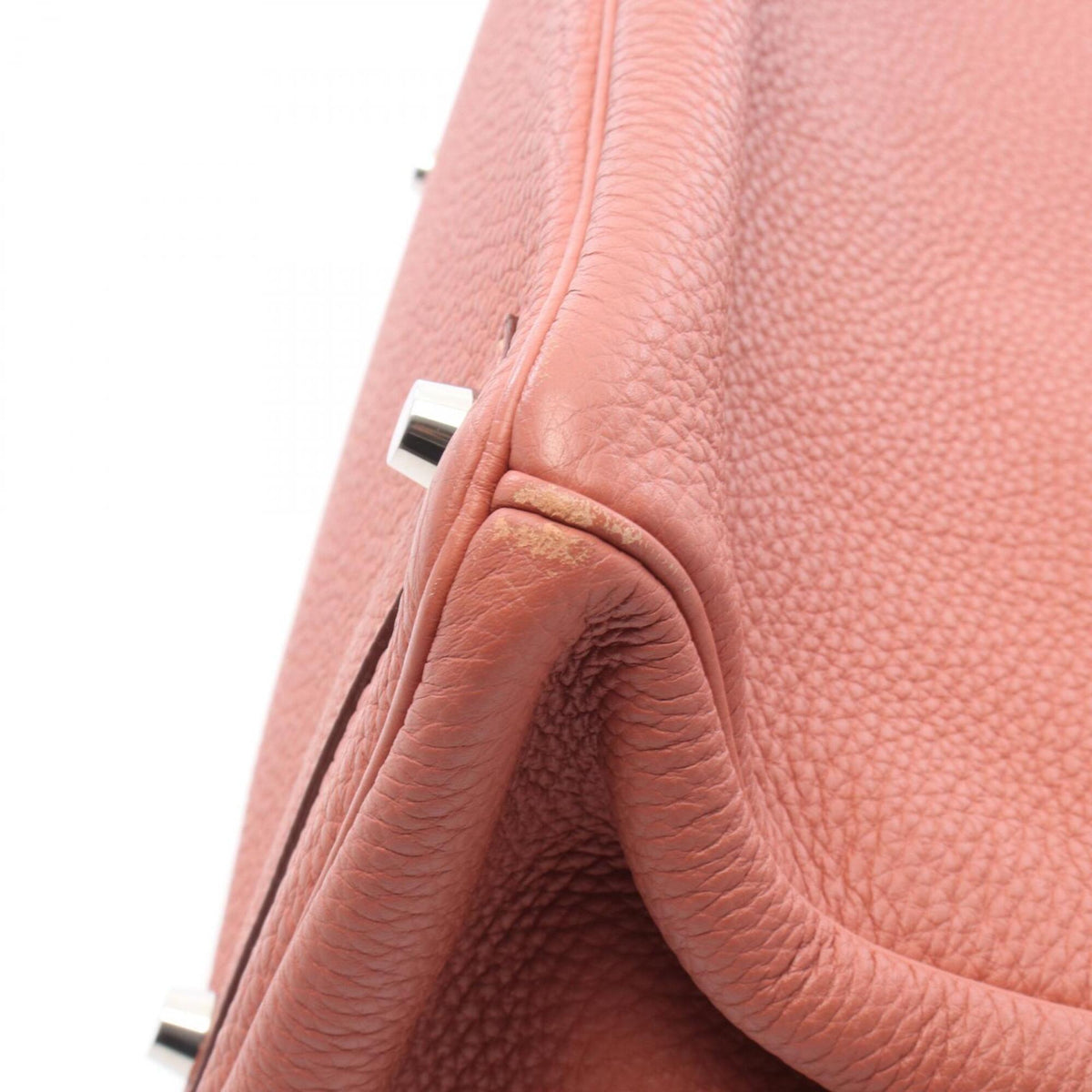 Hermes Pink Rosy Togo Leather Handbag (Pre-Owned)