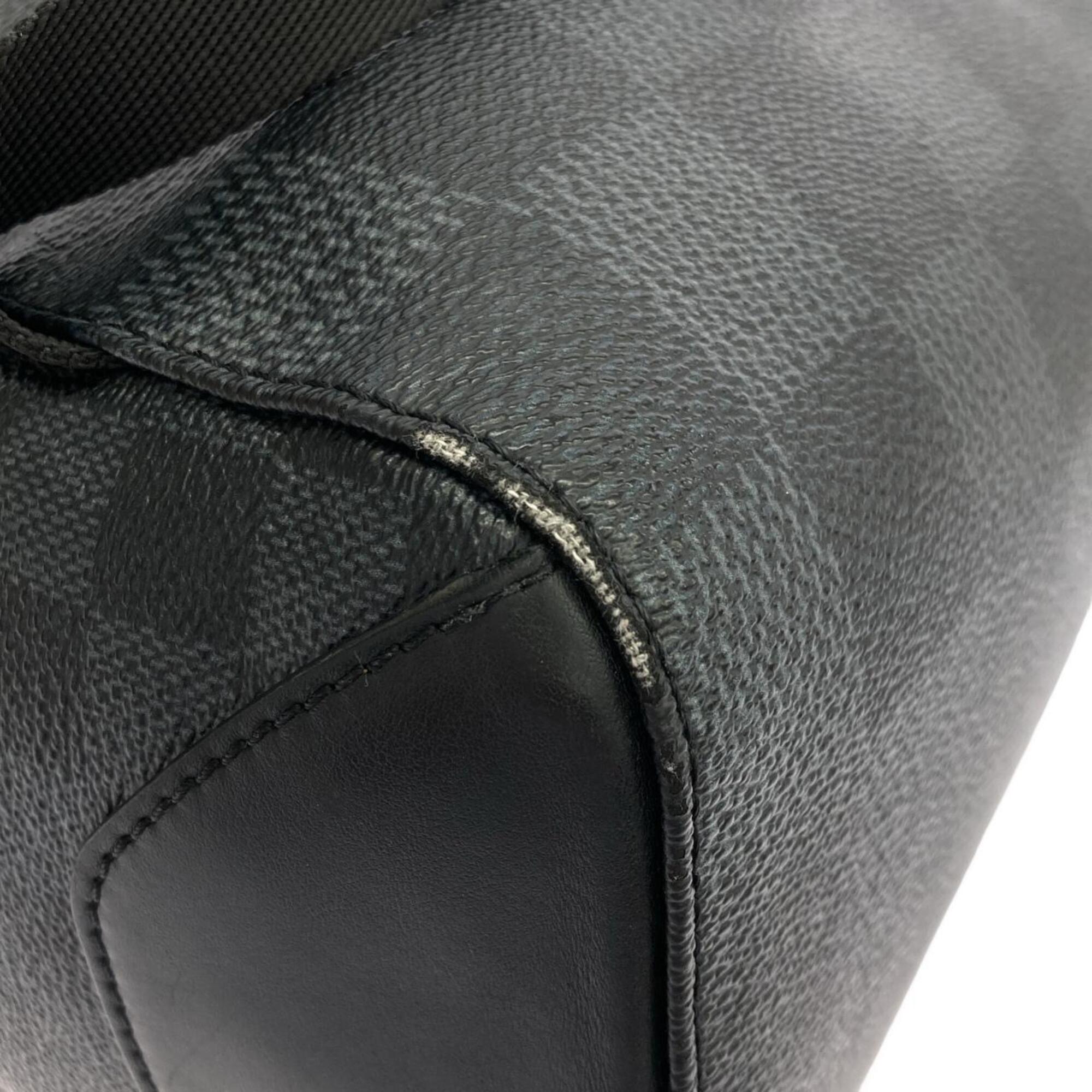 Louis Vuitton Graphite Coated Canvas Backpack (Pre-Owned)