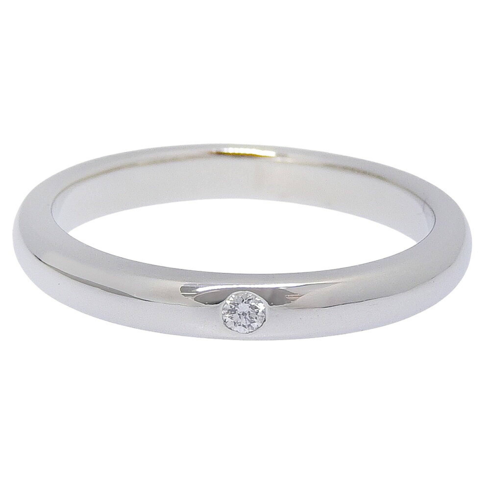 Tiffany Platinum Platinum 950 Band Ring (Pre-Owned)