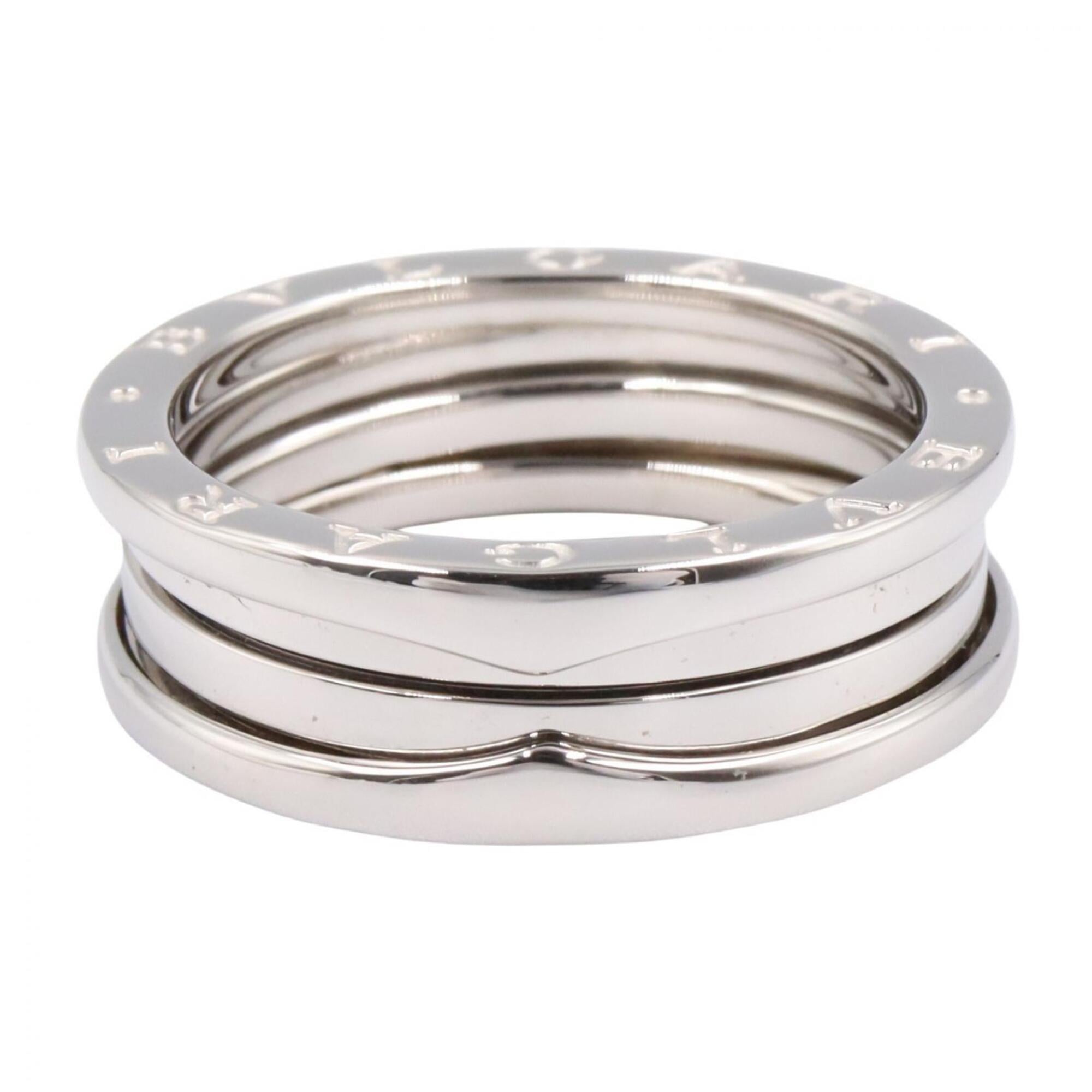 Bvlgari Silver White Gold (18K) Band Ring (Pre-Owned)
