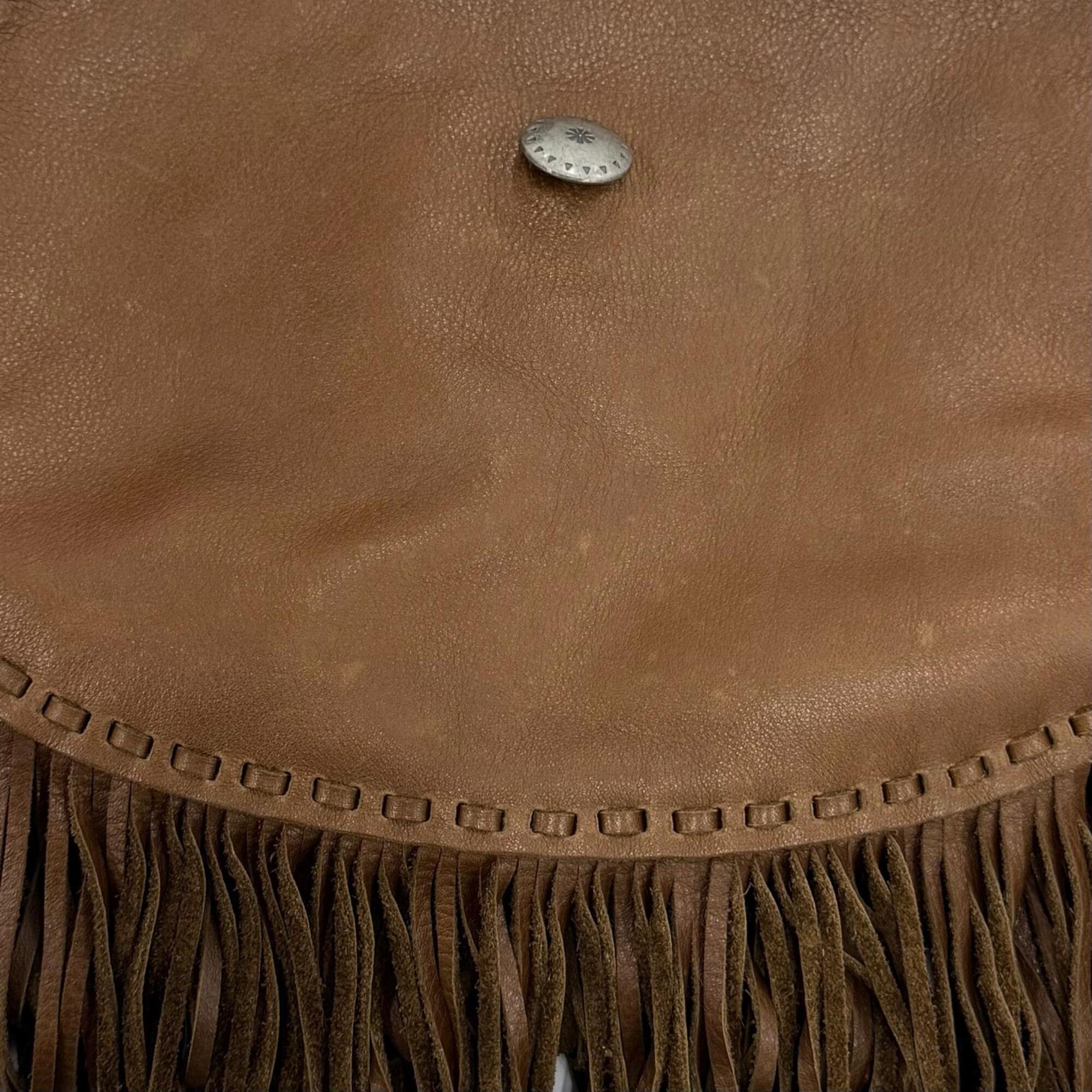 Ralph Lauren Brown Leather Shoulder Bag (Pre-Owned)
