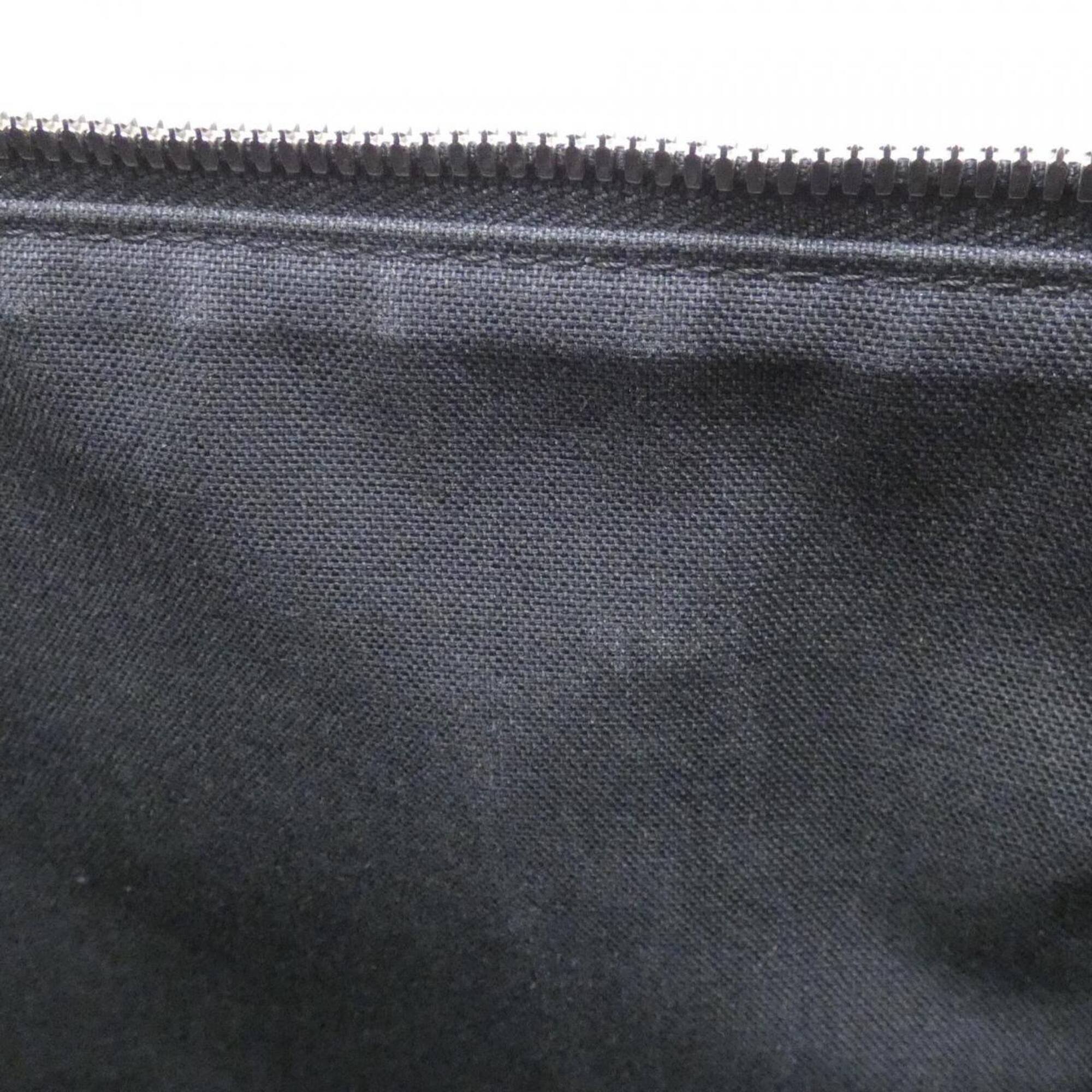 Louis Vuitton Dark Gray Graphite Coated Canvas Shoulder Bag (Pre-Owned)