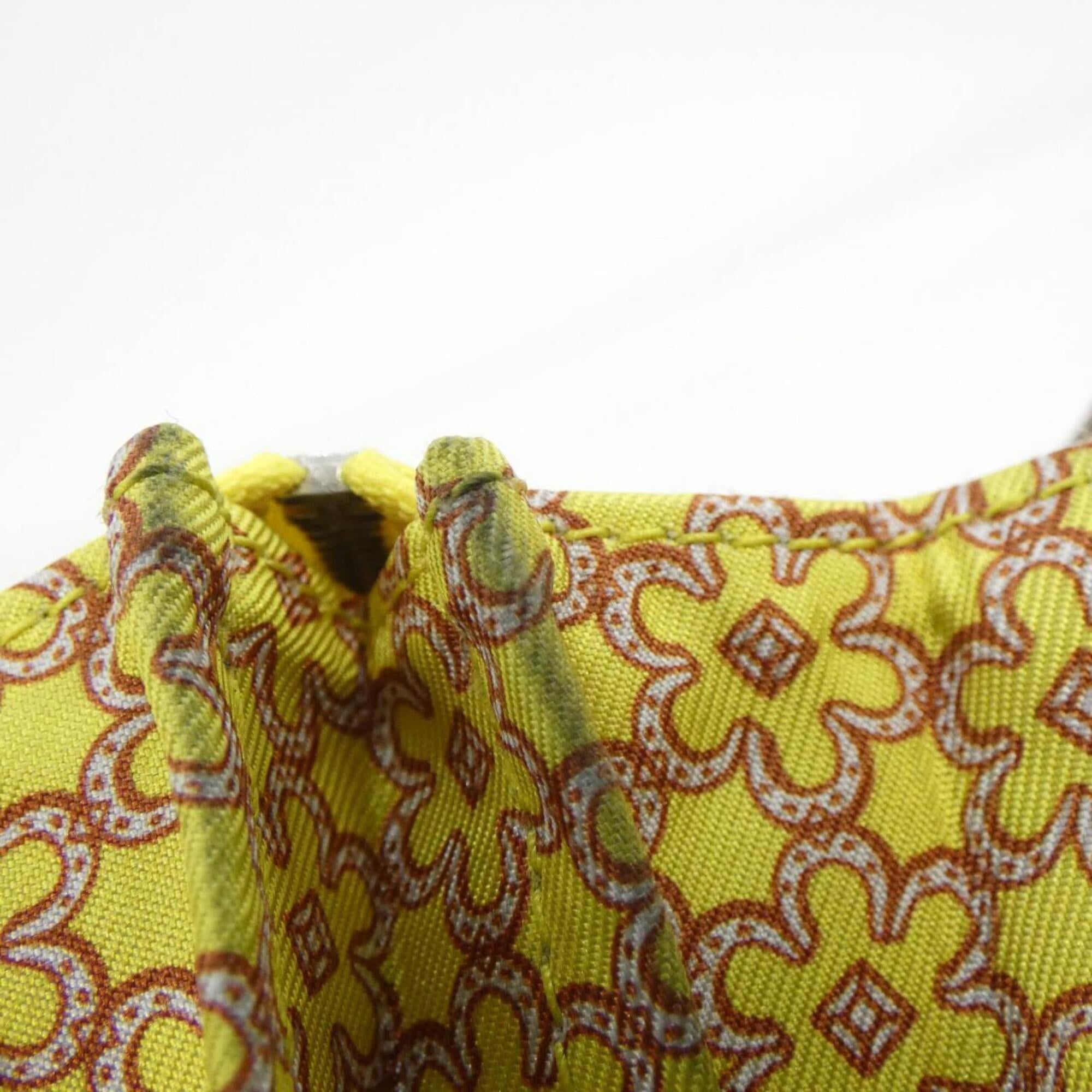 Hermes Silk'in Jaune Epsom Leather Silk Coin Purse/Coin Case (Pre-Owned)