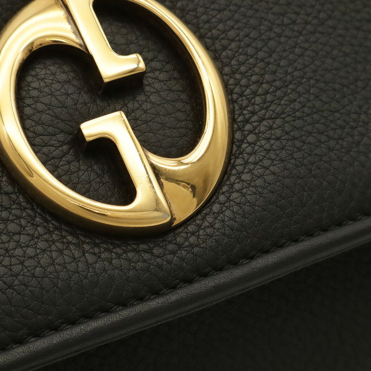 Gucci Black Leather Shoulder Bag (Pre-Owned)