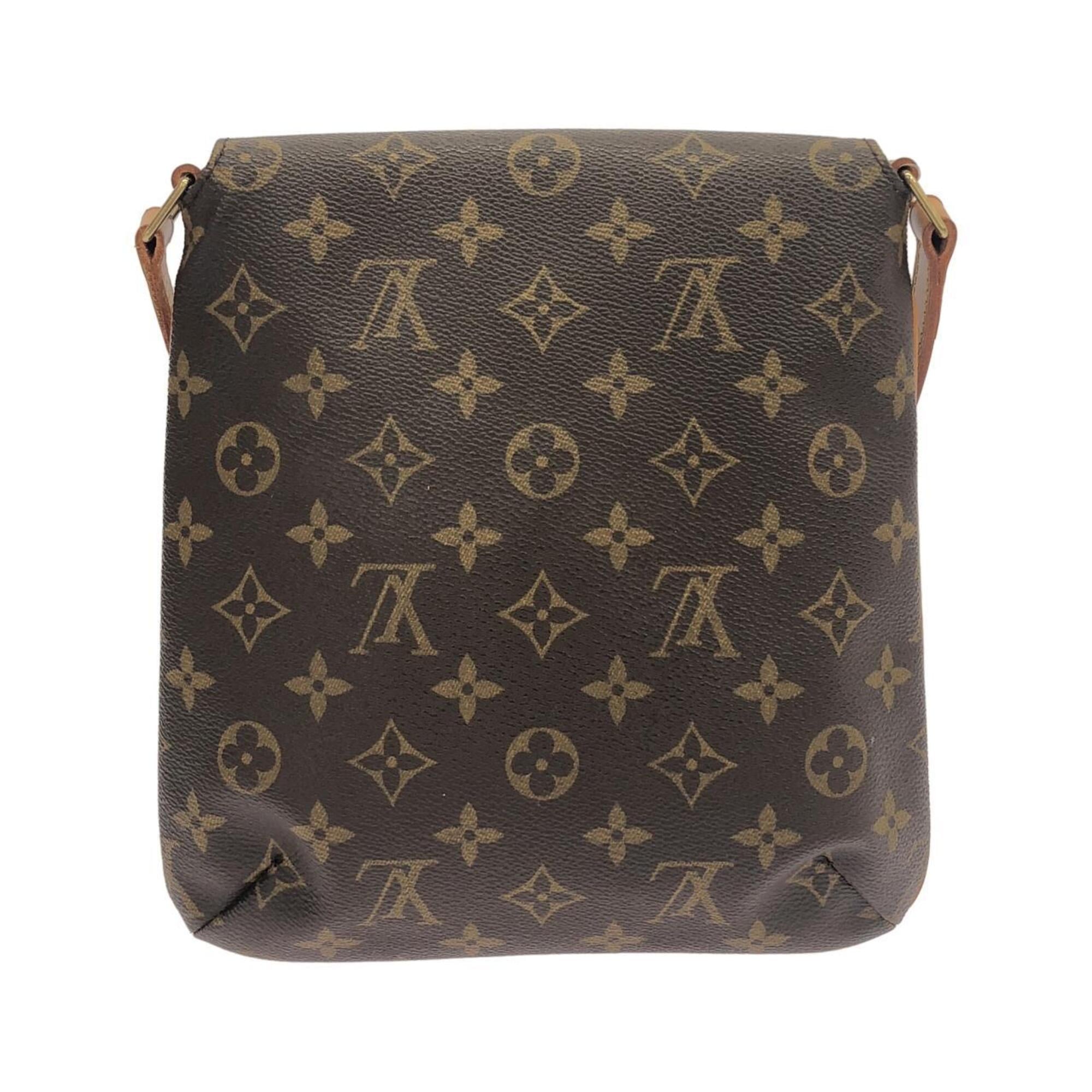 Louis Vuitton Brown Coated Canvas Shoulder Bag (Pre-Owned)