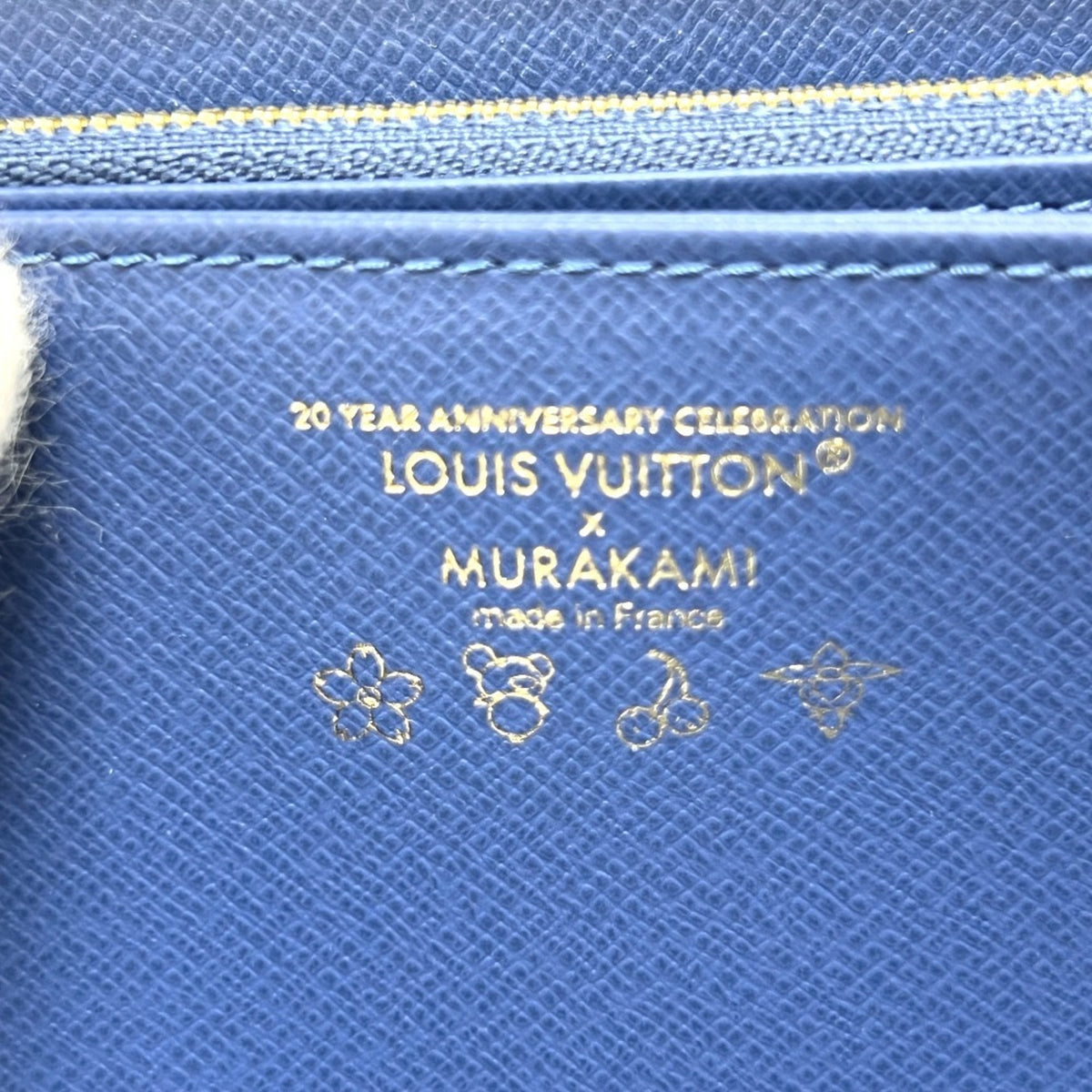 Louis Vuitton Monogram Denim Blue Monogram Denim Long Wallet (Bi-Fold) (Pre-Owned)