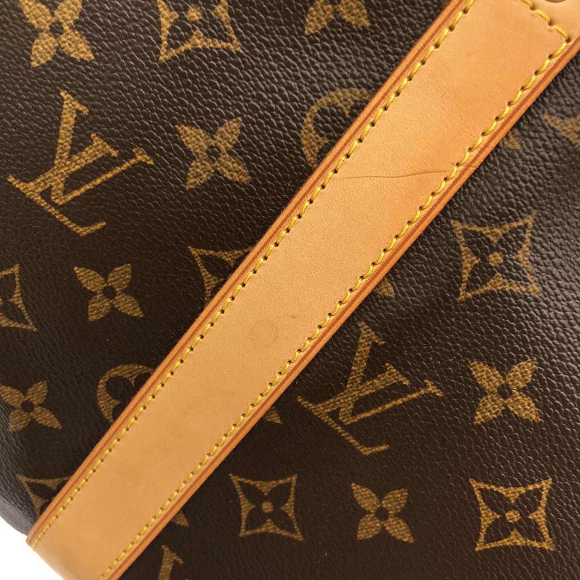 Louis Vuitton Brown Coated Canvas Boston Bag (Pre-Owned)