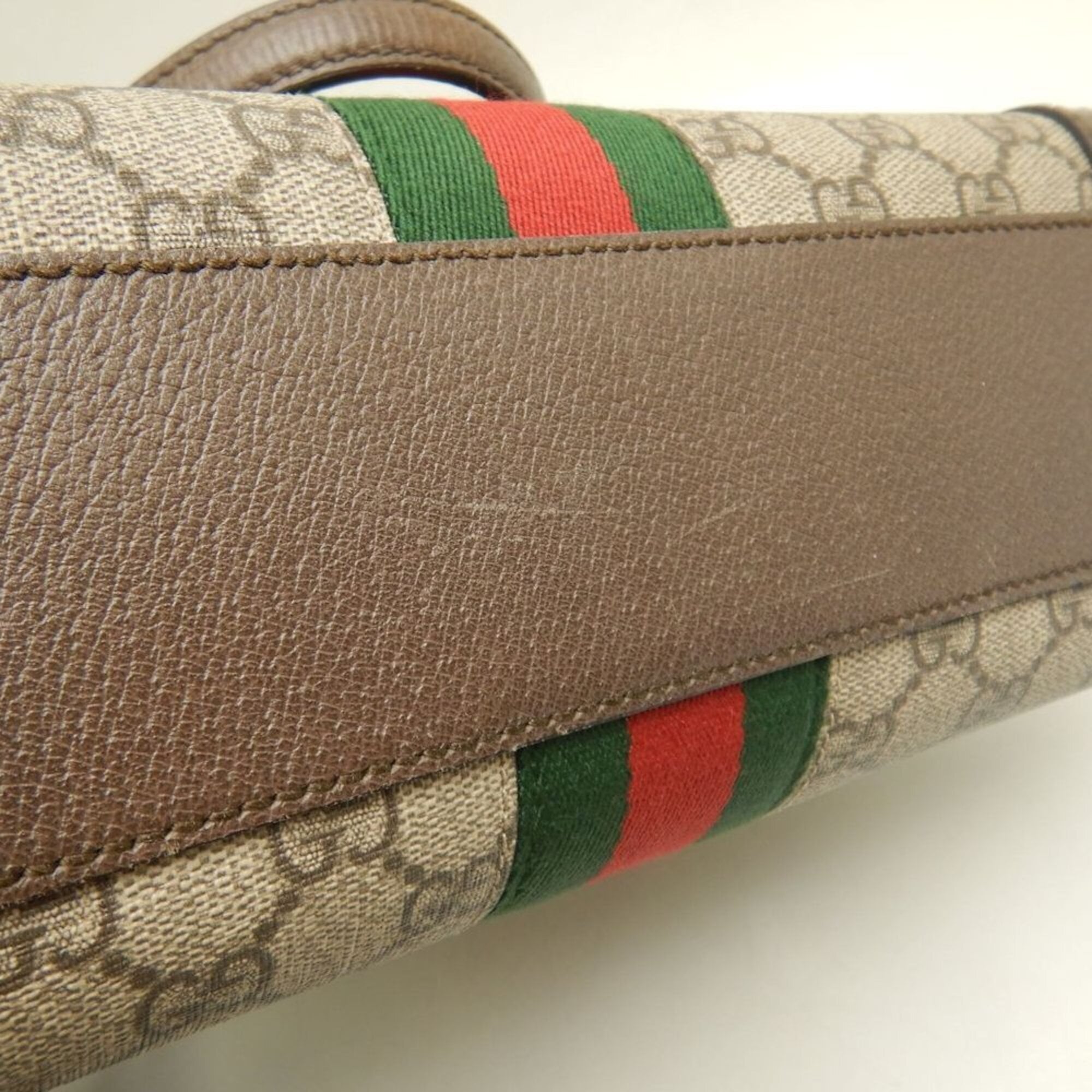 Gucci Beige Gg Supreme Tote Bag (Pre-Owned)