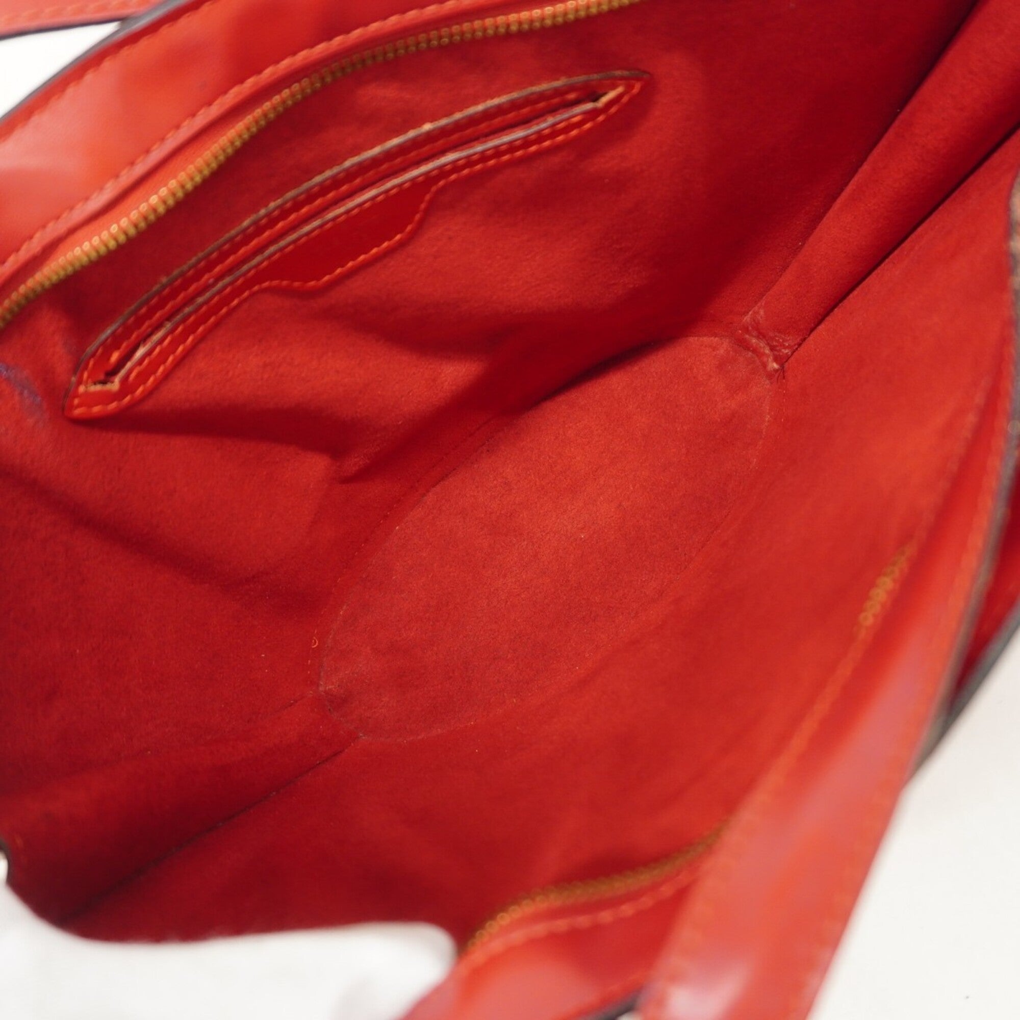 Louis Vuitton Castilian Red Handbag (Pre-Owned)