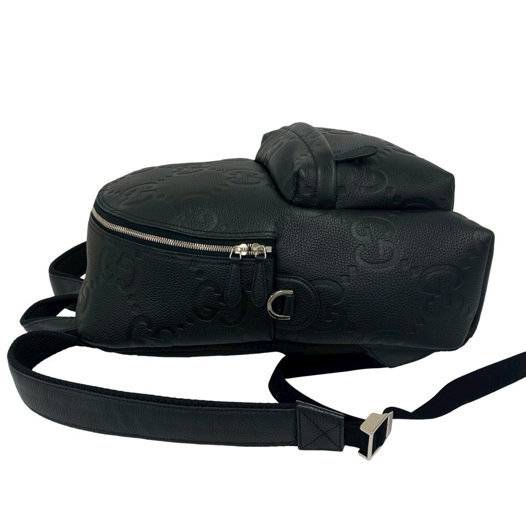 Gucci Black Leather Backpack (Pre-Owned)