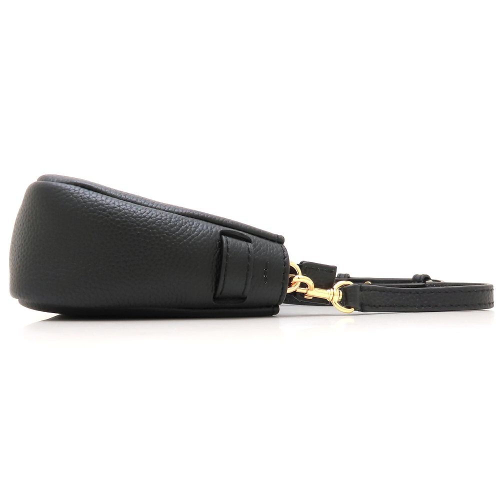 Tory Burch Black Leather Shoulder Bag (Pre-Owned)