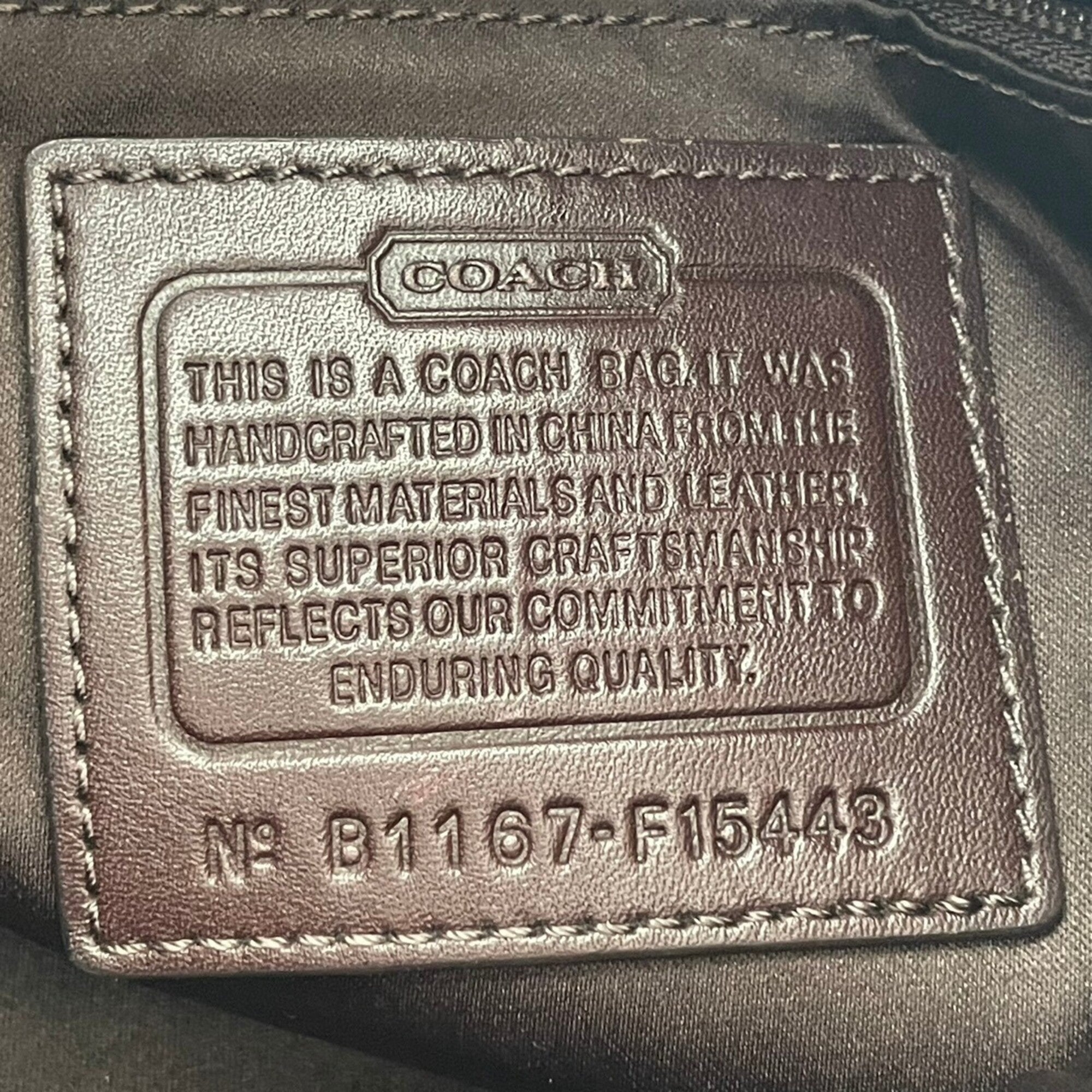 Coach Beige Brown Canvas Leather Handbag Shoulder Bag (Pre-Owned)