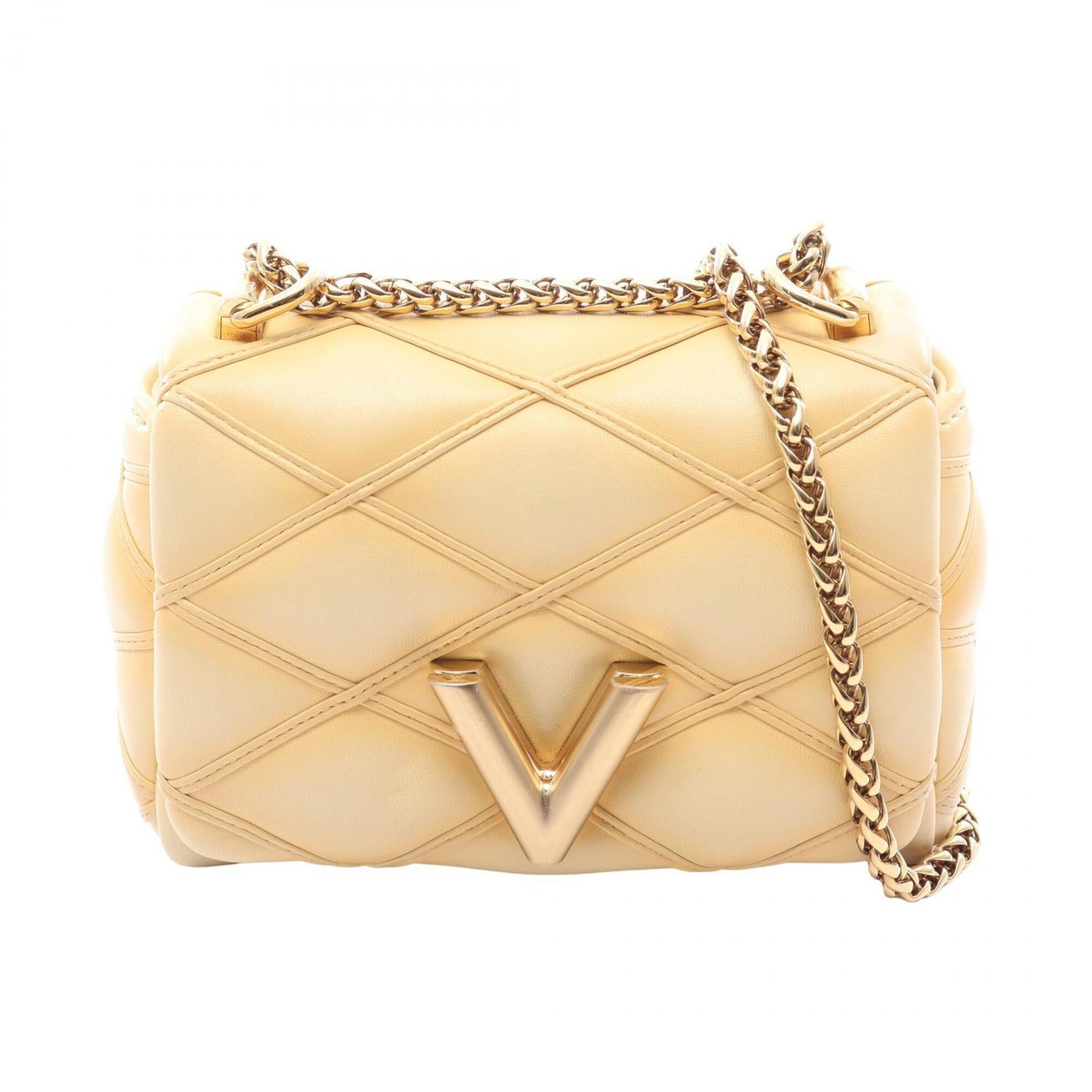 Louis Vuitton Yellow Leather Handbag Shoulder Bag (Pre-Owned)