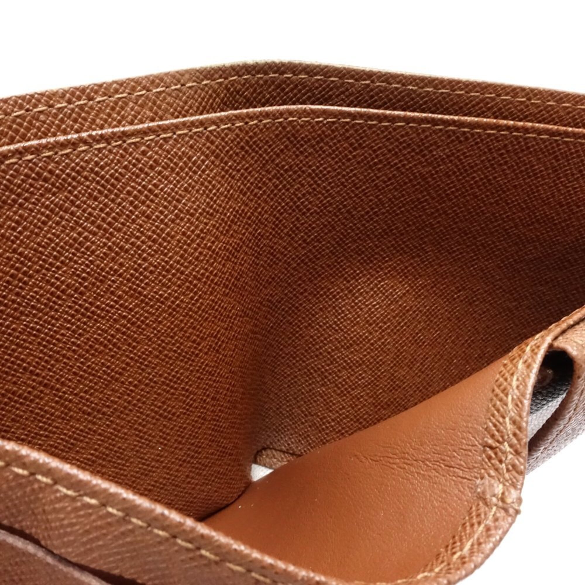 Louis Vuitton Brown Monogram Canvas Wallet (Bi-Fold) (Pre-Owned)