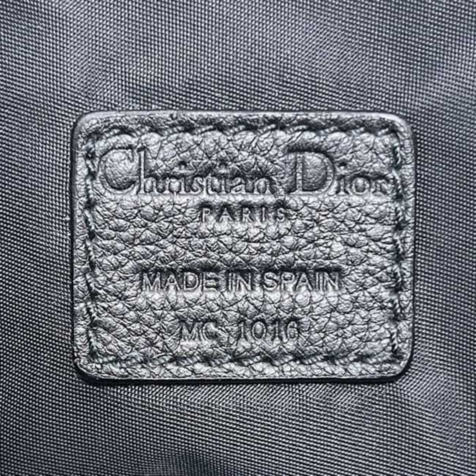 Christian Dior Black Canvas Leather Fanny Pack (Pre-Owned)
