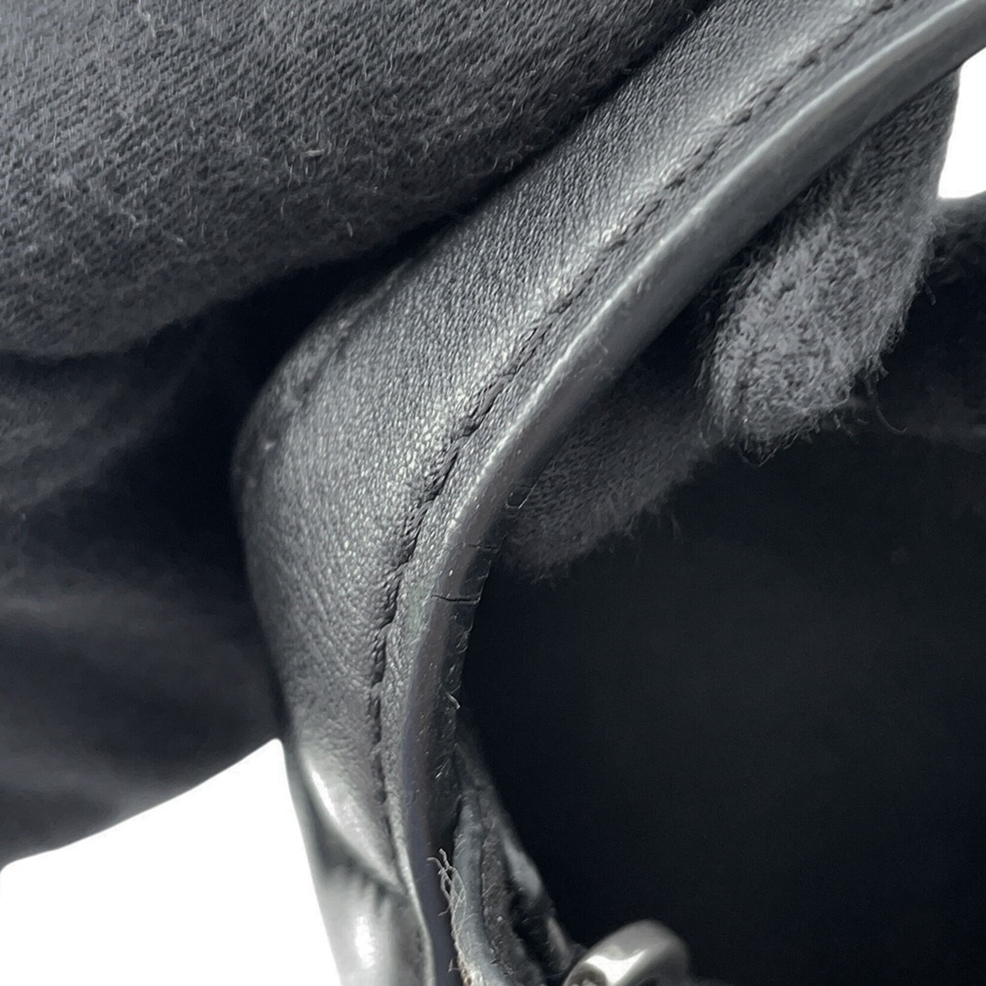 Louis Vuitton Noir Monogram Handbag Pouch Shoulder Bag (Pre-Owned)
