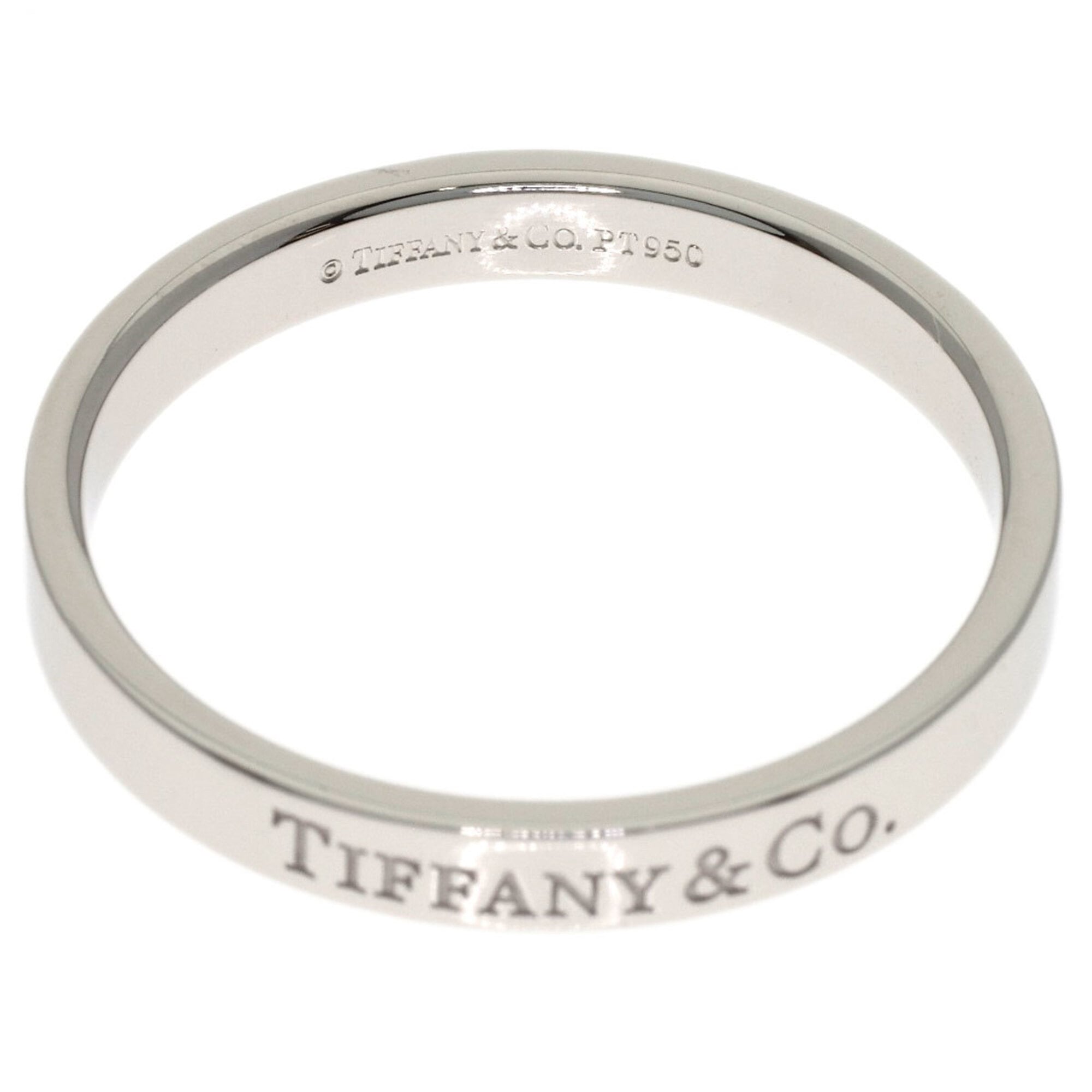 Tiffany Platinum 950 Band Ring (Pre-Owned)
