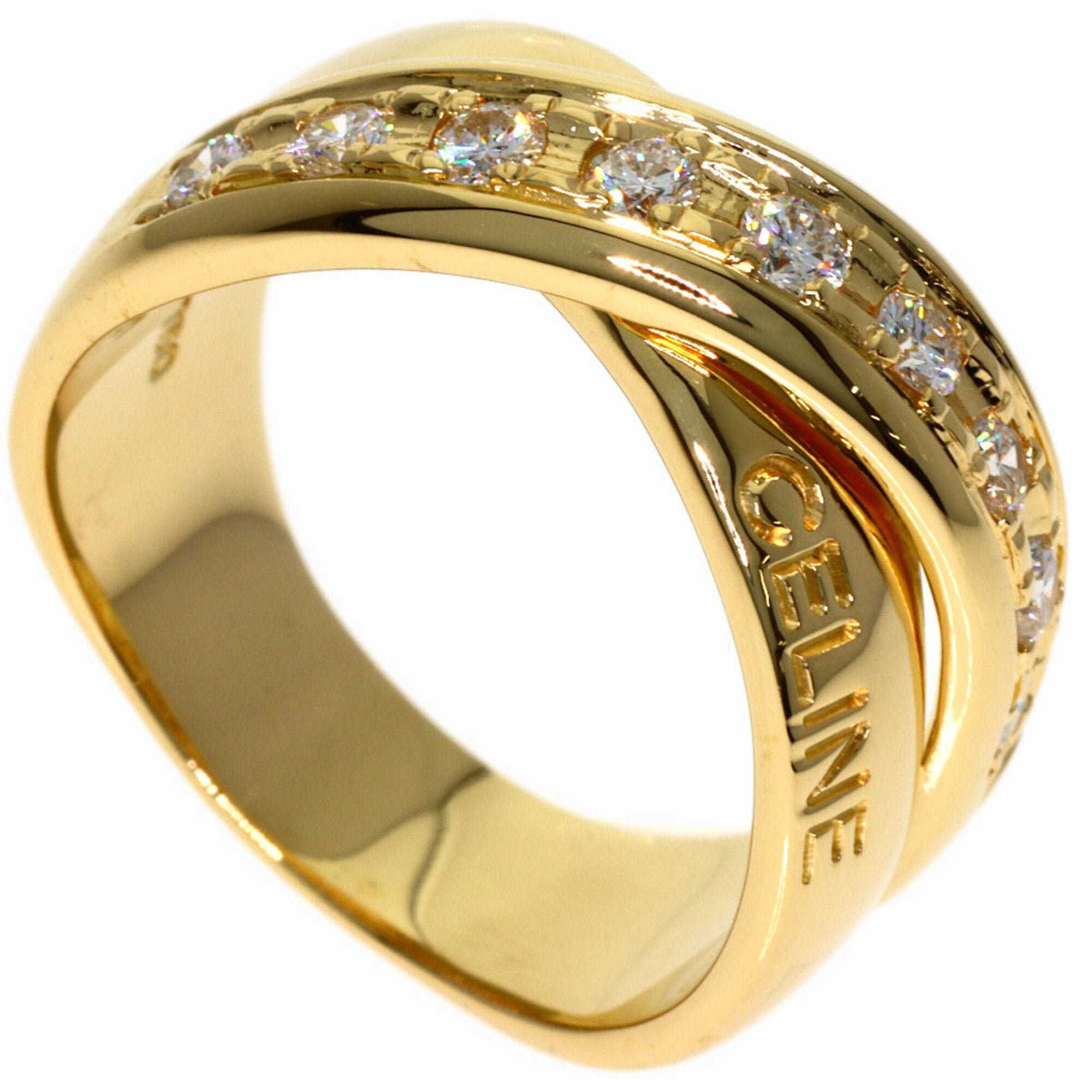 Celine Yellow Gold (18K) Band Ring (Pre-Owned)