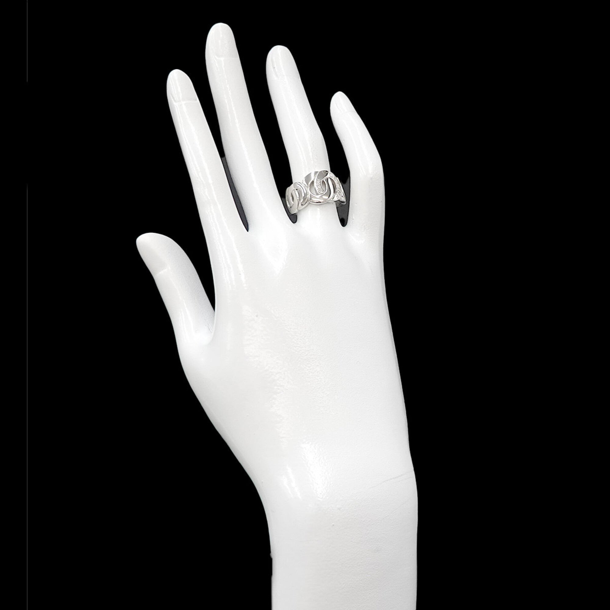 Celine Platinum 900 Band Ring (Pre-Owned)