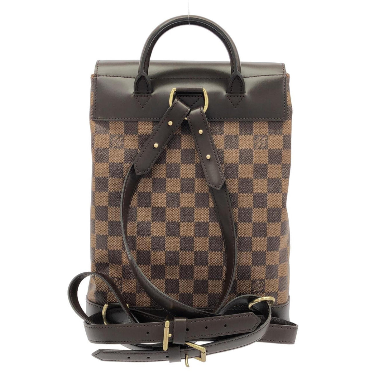 Louis Vuitton Brown Coated Canvas Backpack (Pre-Owned)